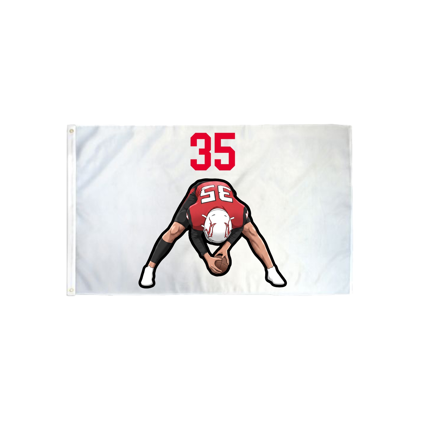 3x5 Flag — Number Top in Classic