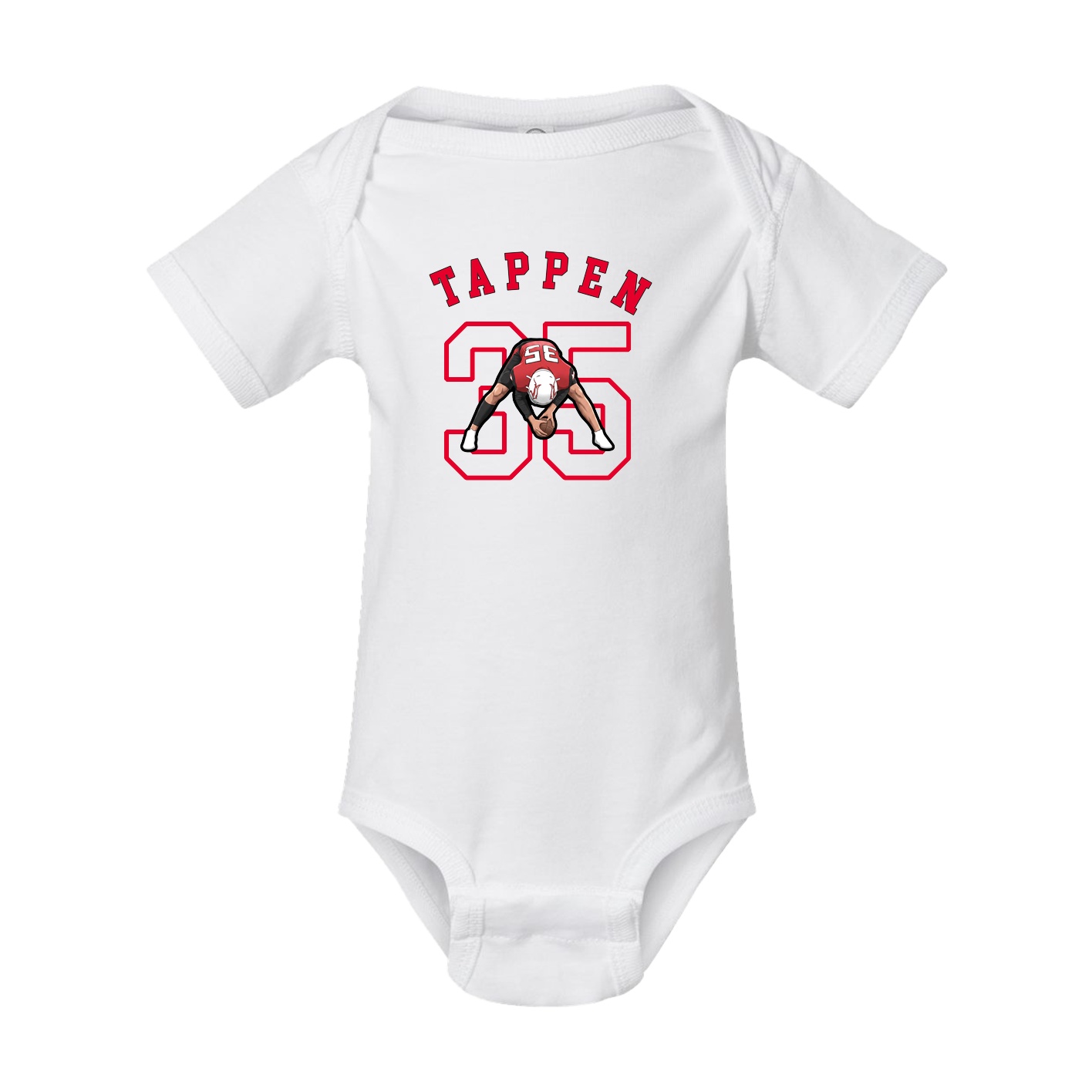 Baby Onesie — Shirsey Arch in White