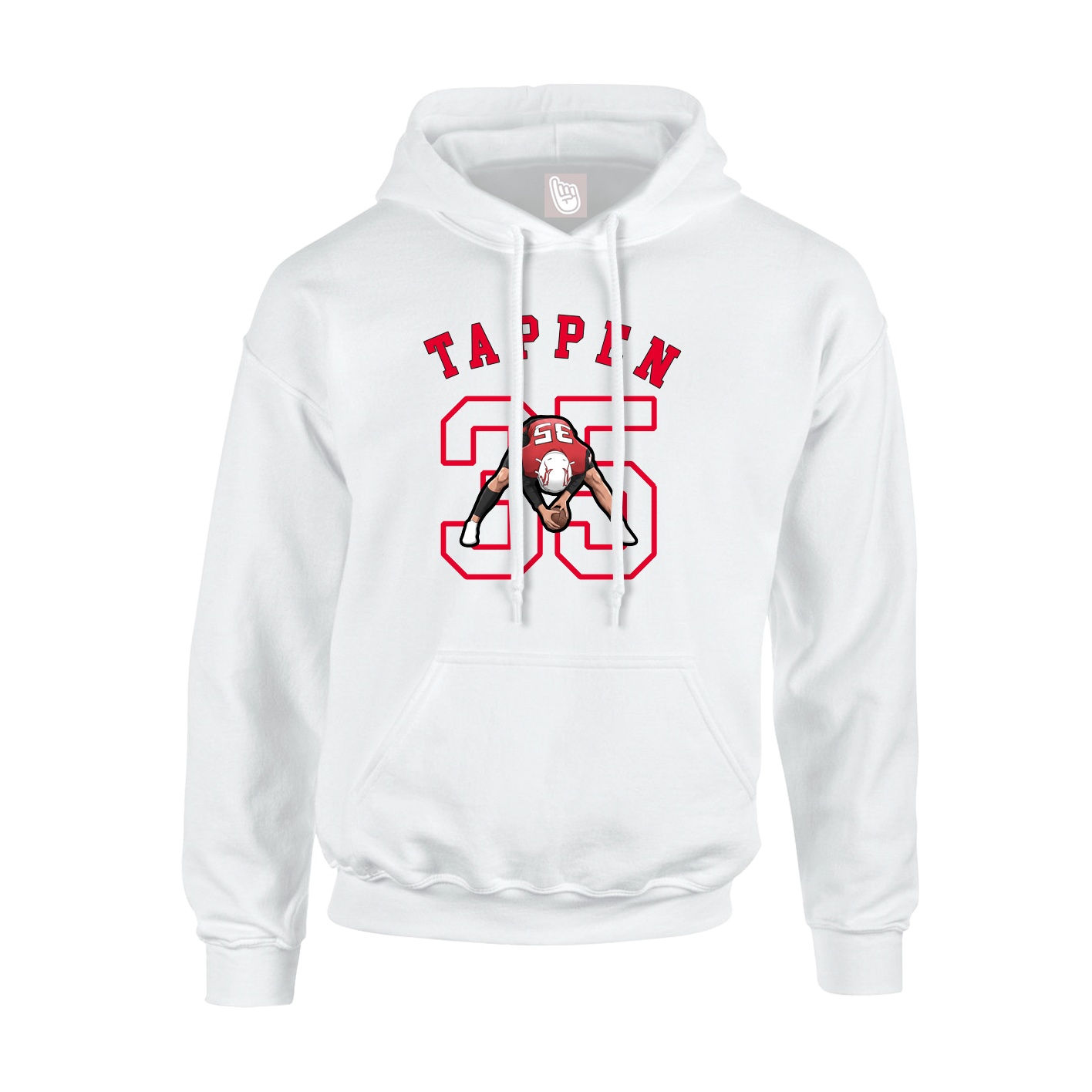 Hoodie — Shirsey Arch in White