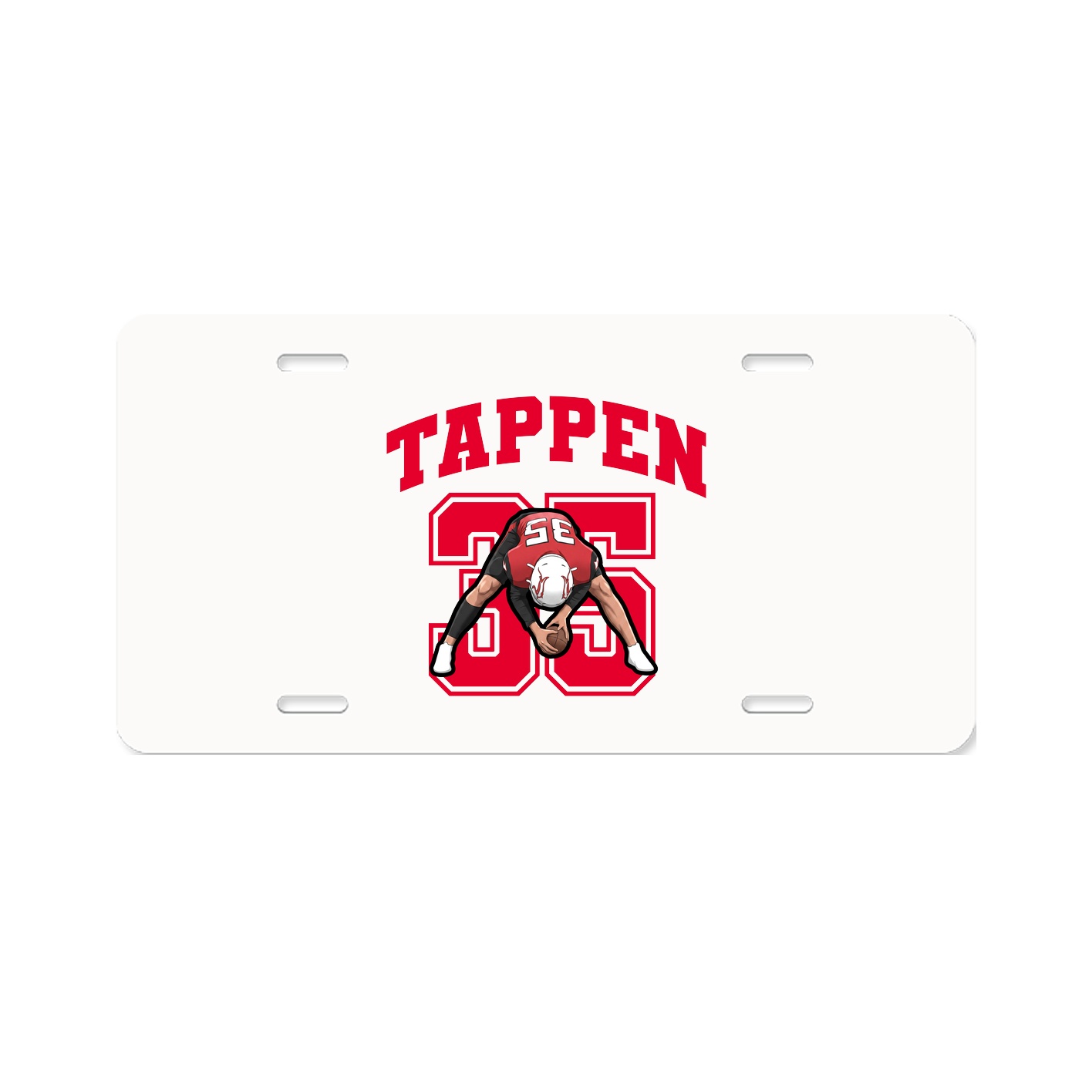 License Plate — Number in Classic