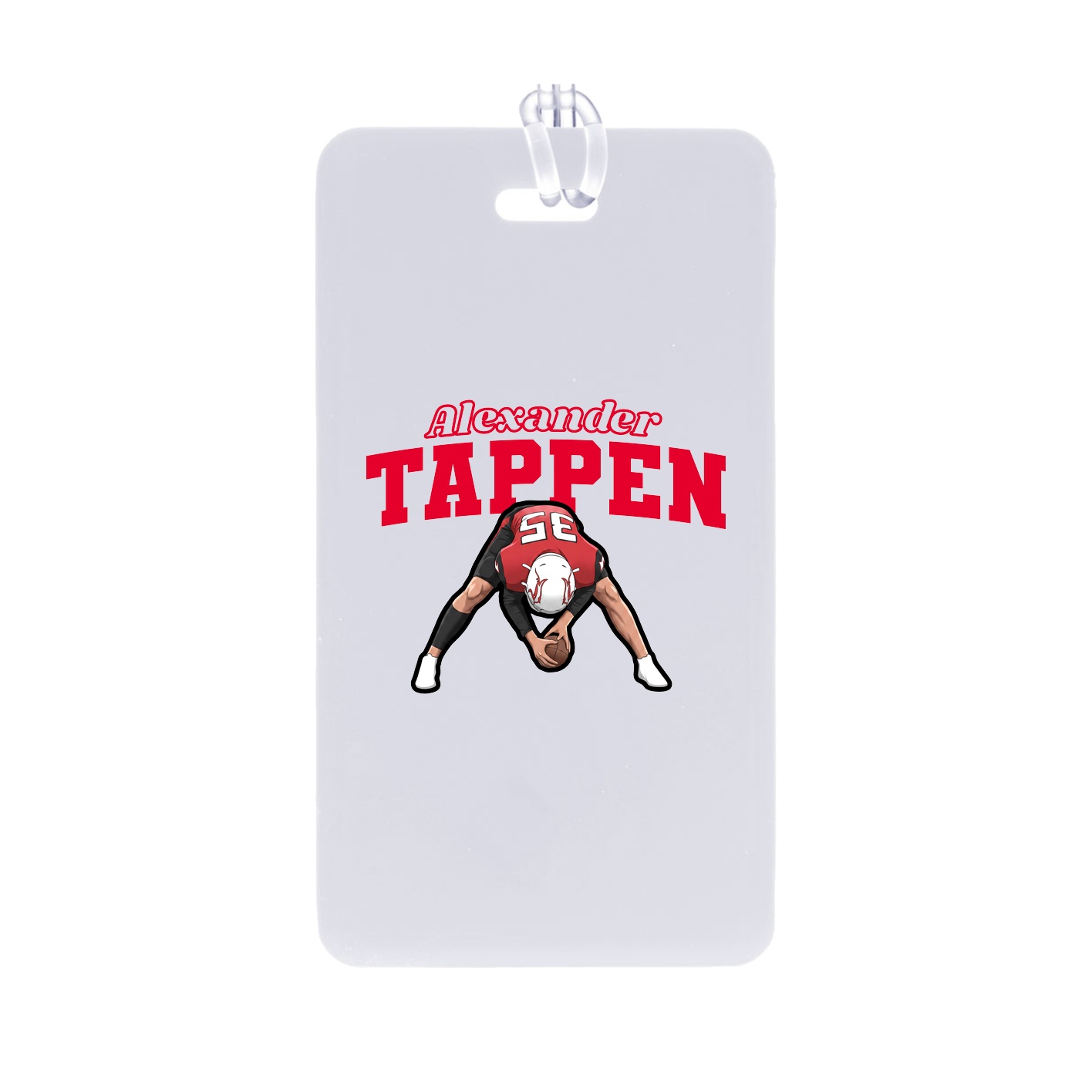 Bag Tag — Name Arch in Classic