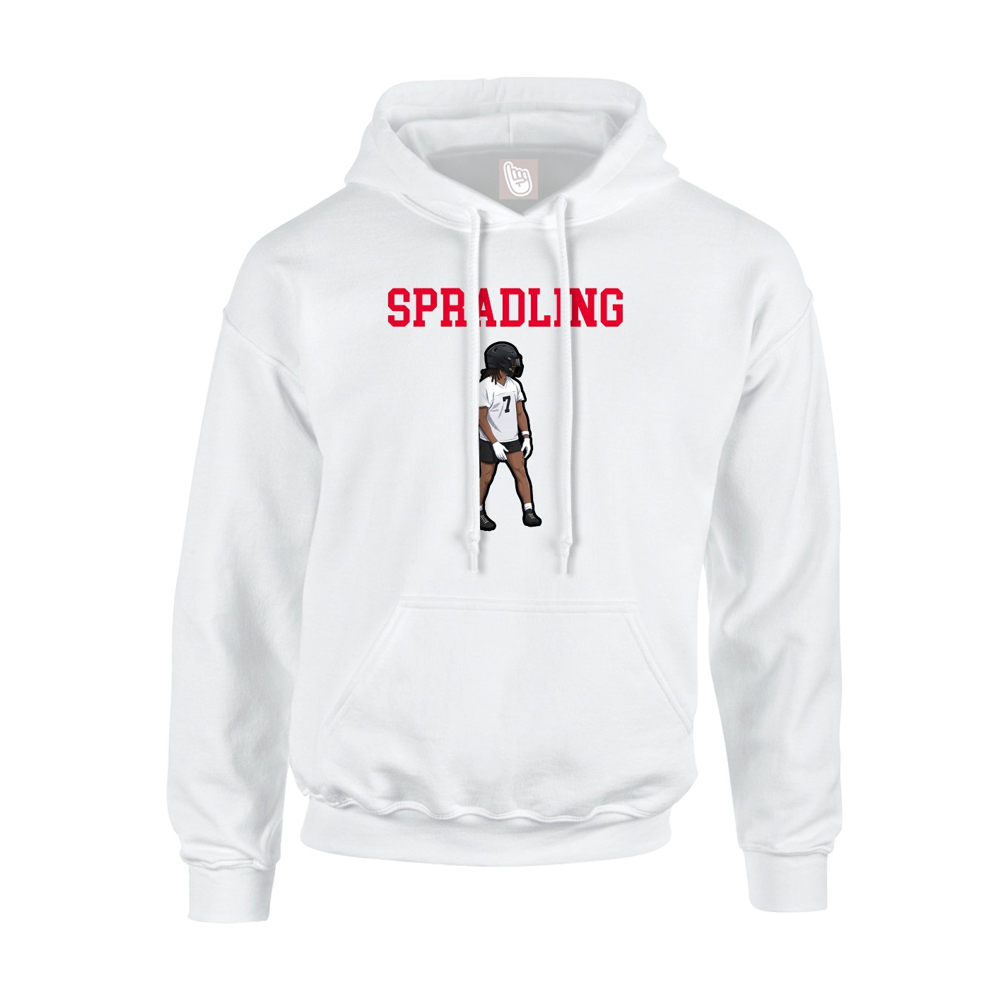 Youth Hoodie — Shirsey in White