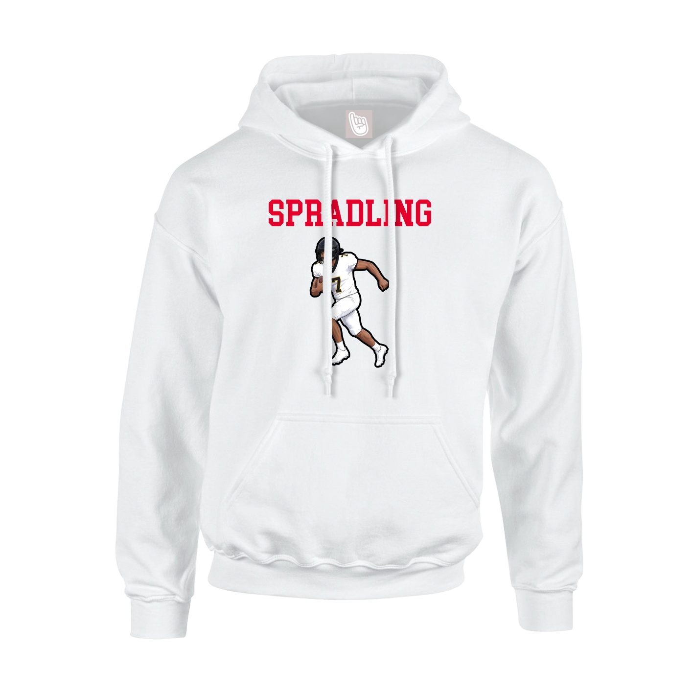 Hoodie — Shirsey in White