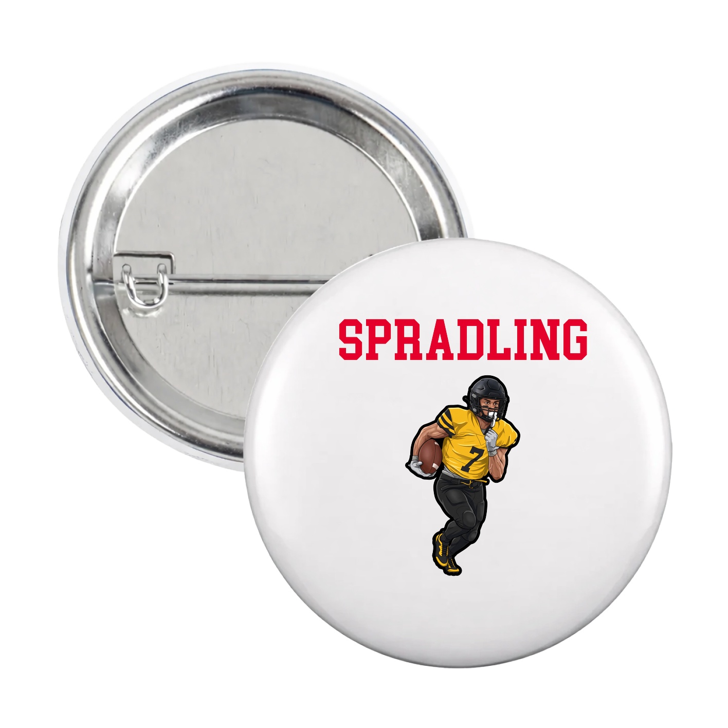 Game Day Button — Shirsey in White