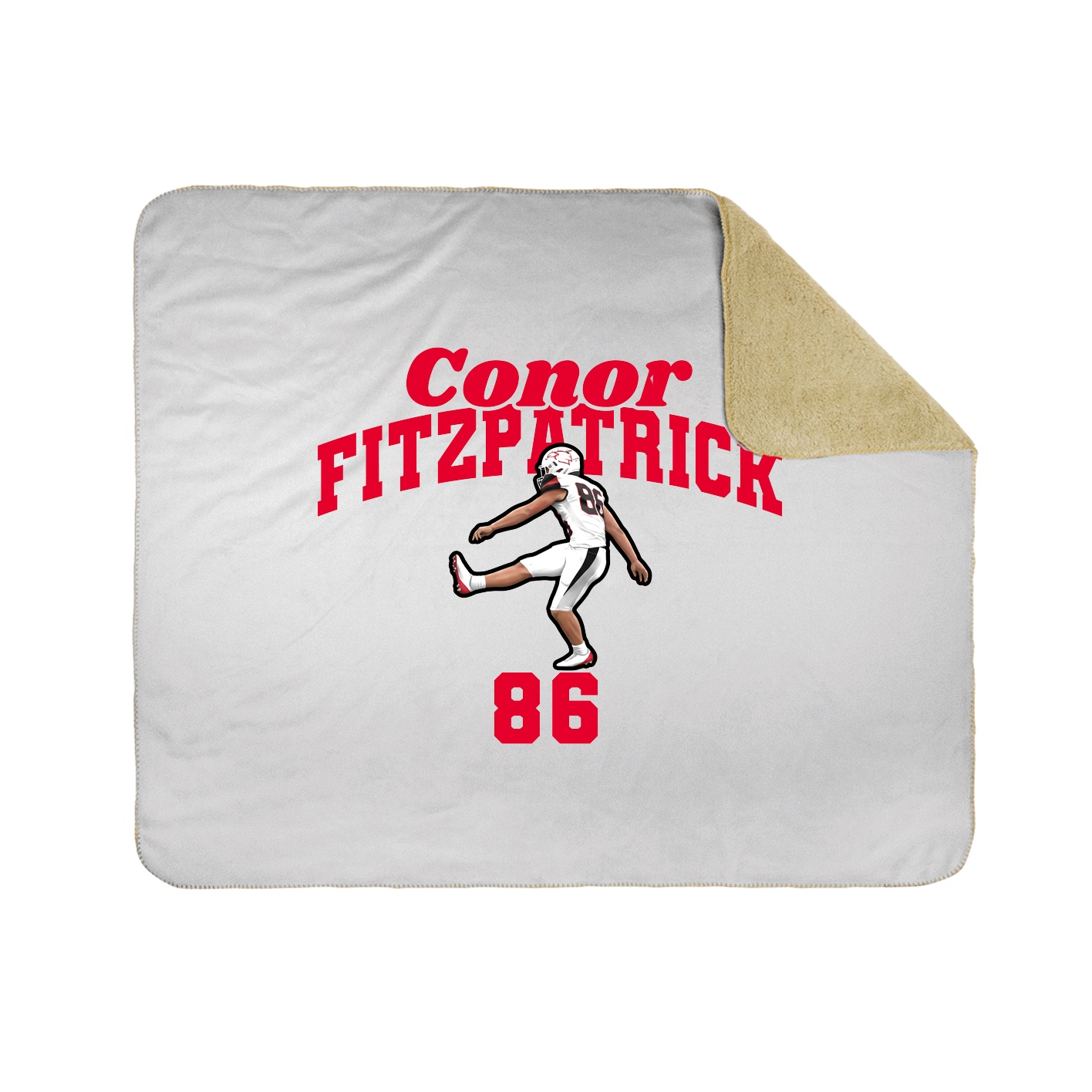 Throw Blanket — Signature Arch in White