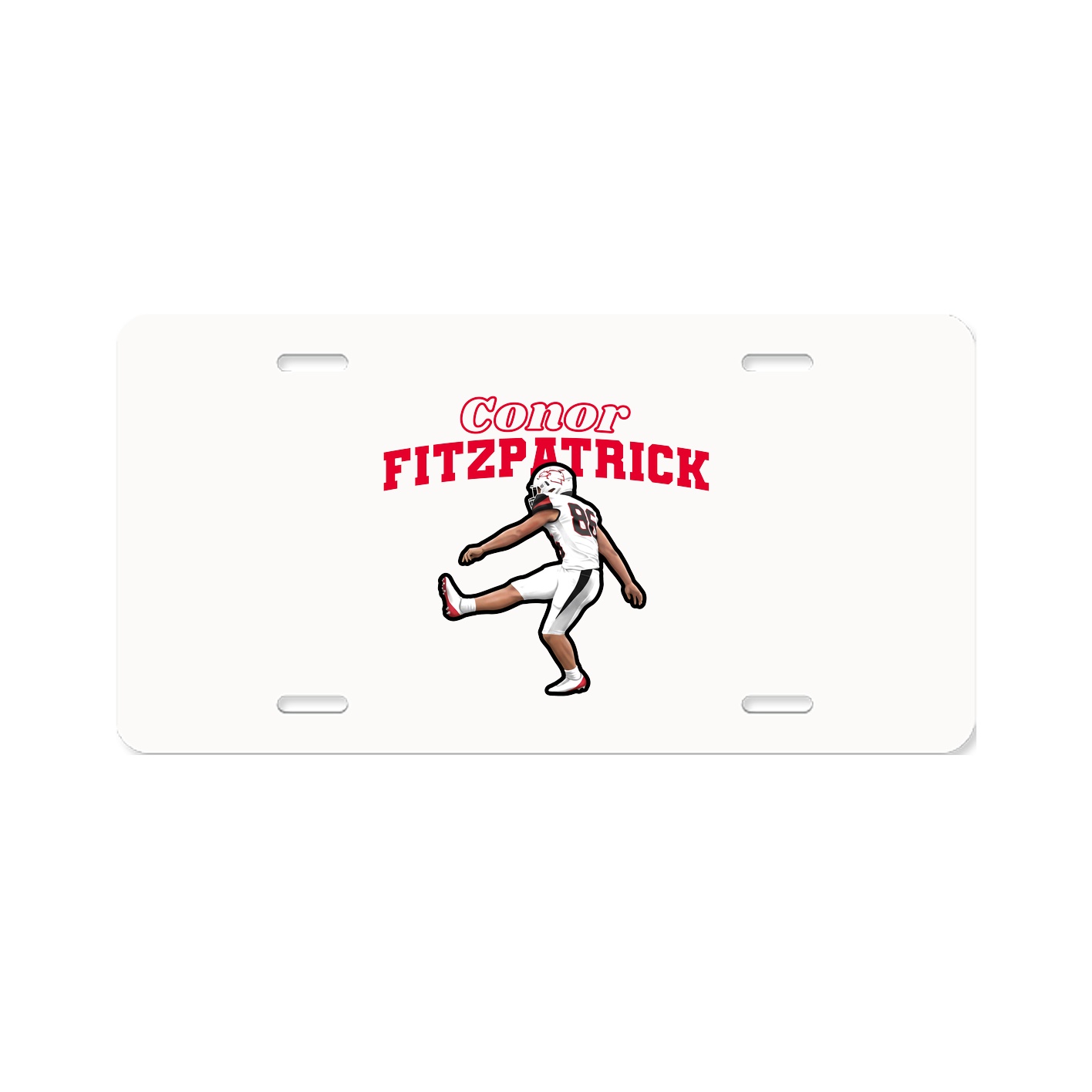 License Plate — Name Arch in Classic