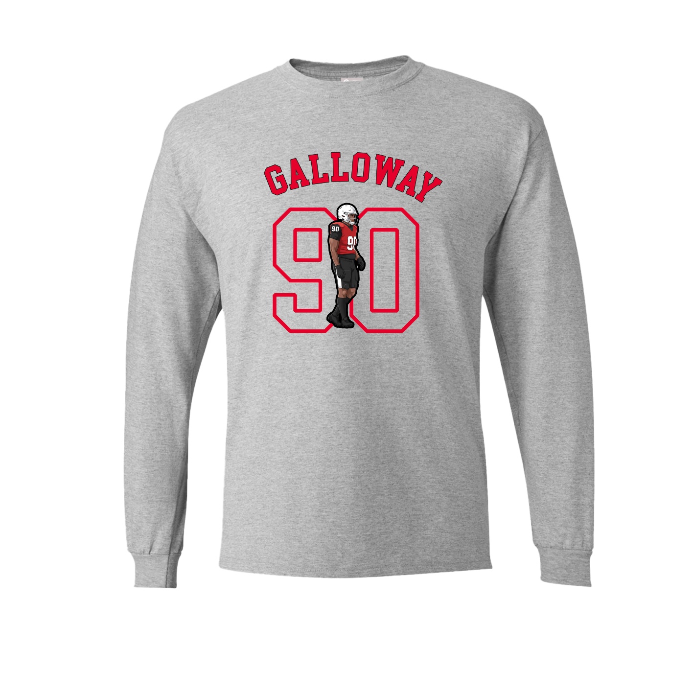 Long Sleeve Tee — Shirsey Arch in Grey