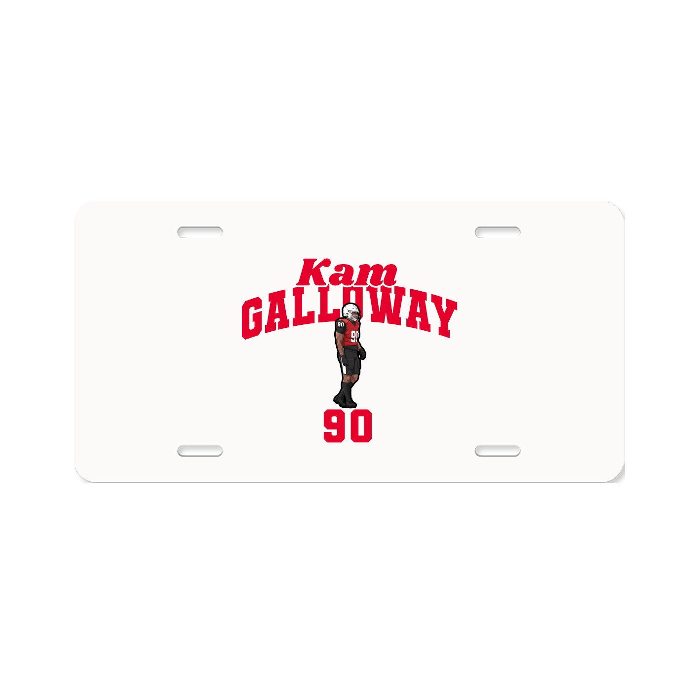 License Plate — Signature Arch in Classic