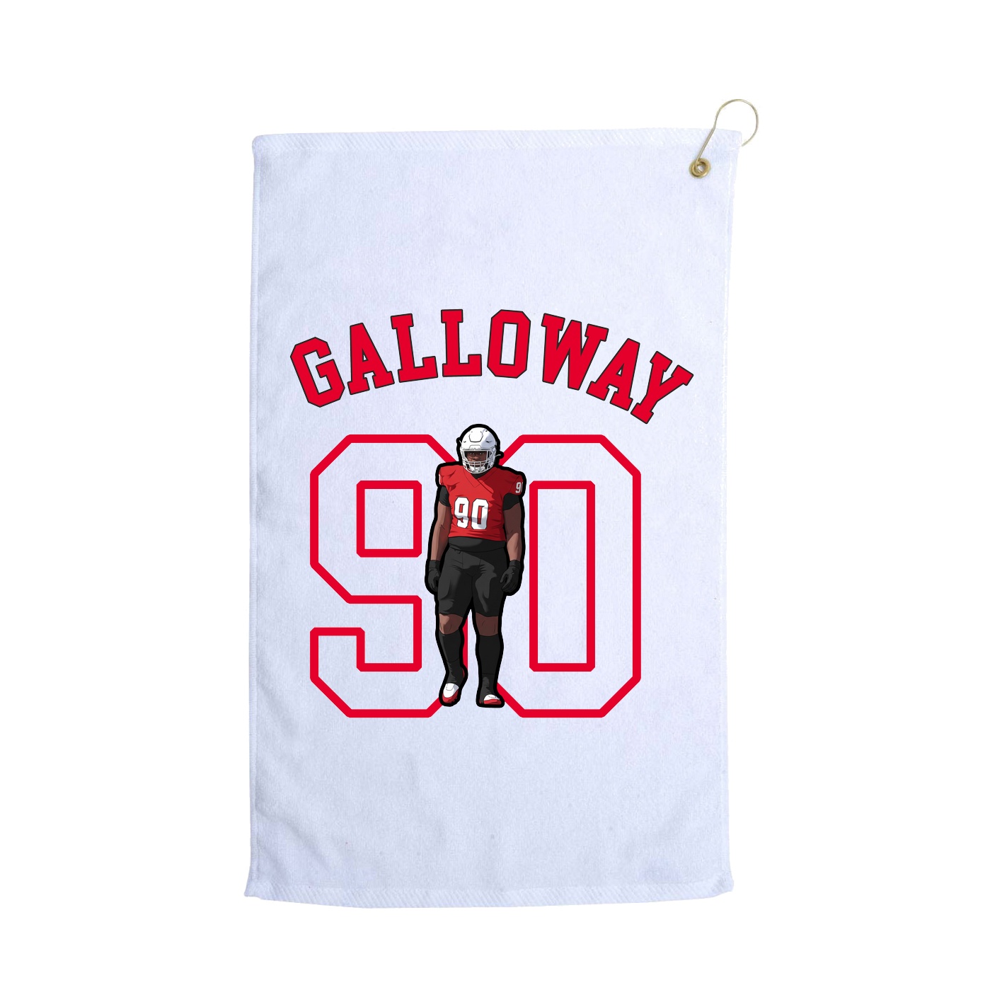 Golf Towel — Shirsey Arch in White