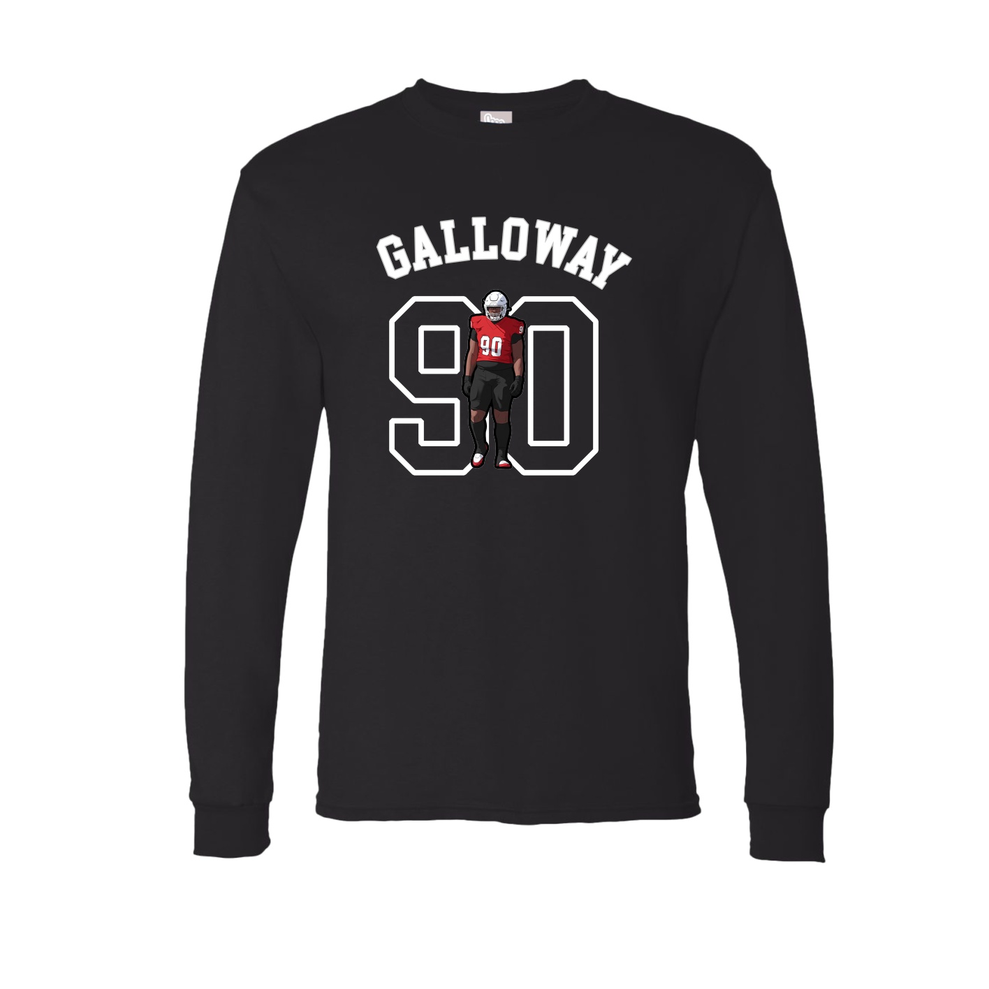 Long Sleeve Tee — Shirsey Arch in Black