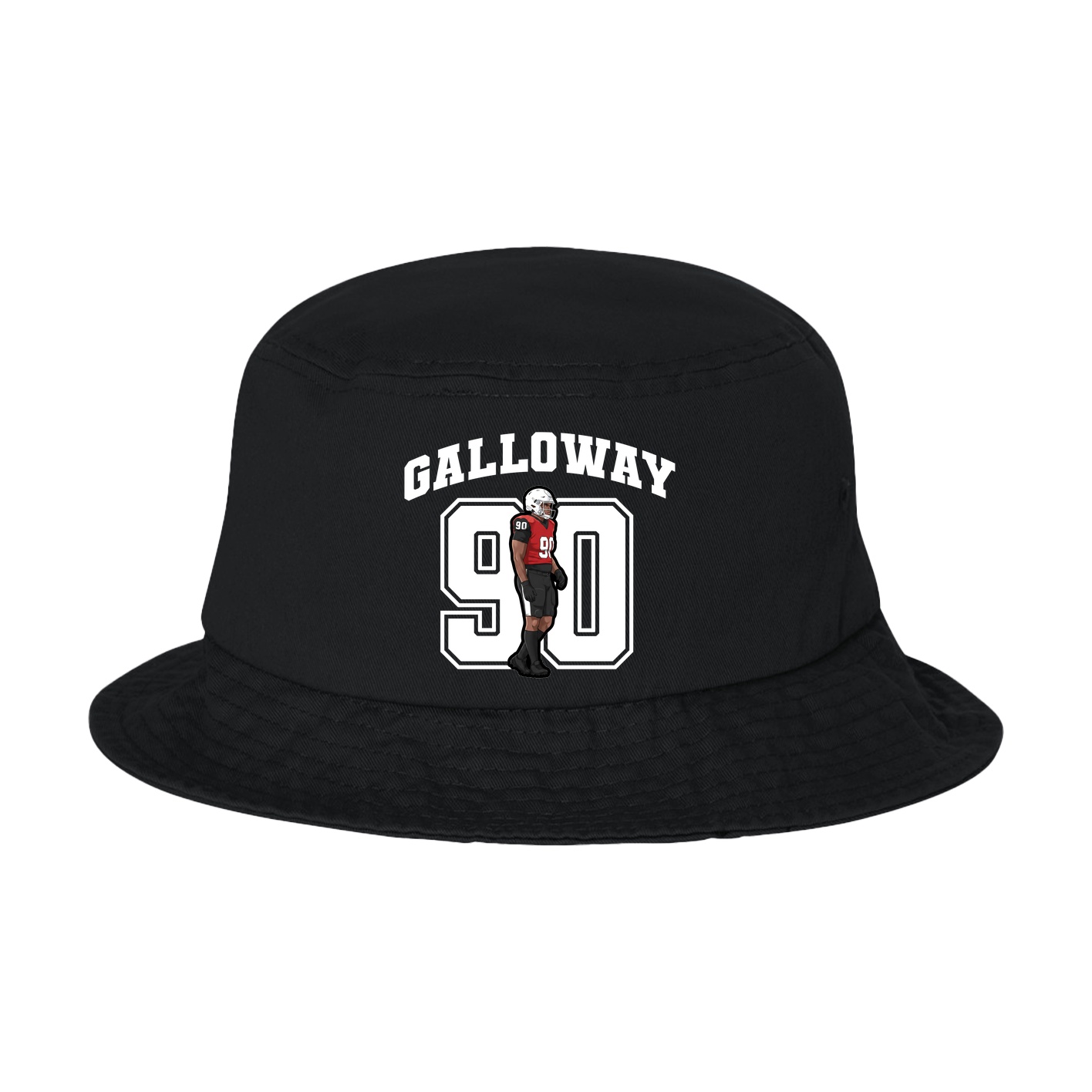 Bucket Cap — Number in Black