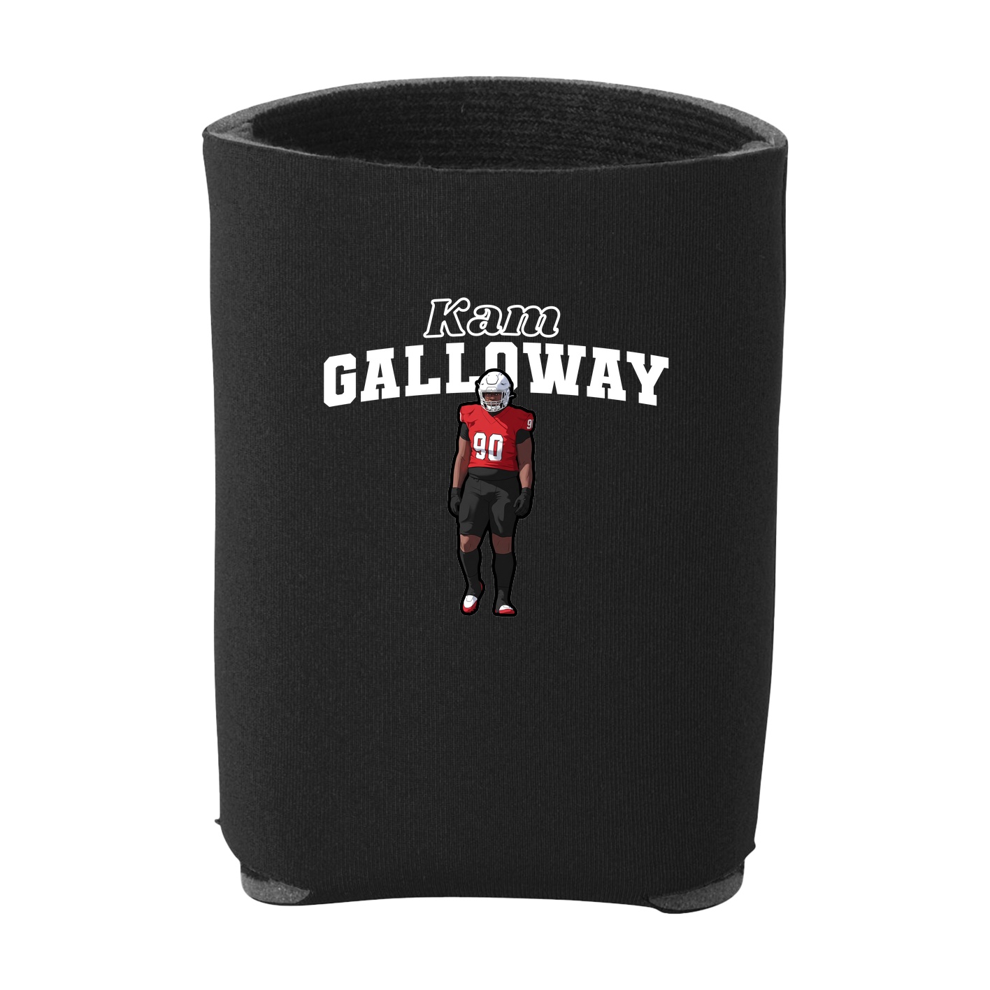 Can Holder — Name Arch in Black
