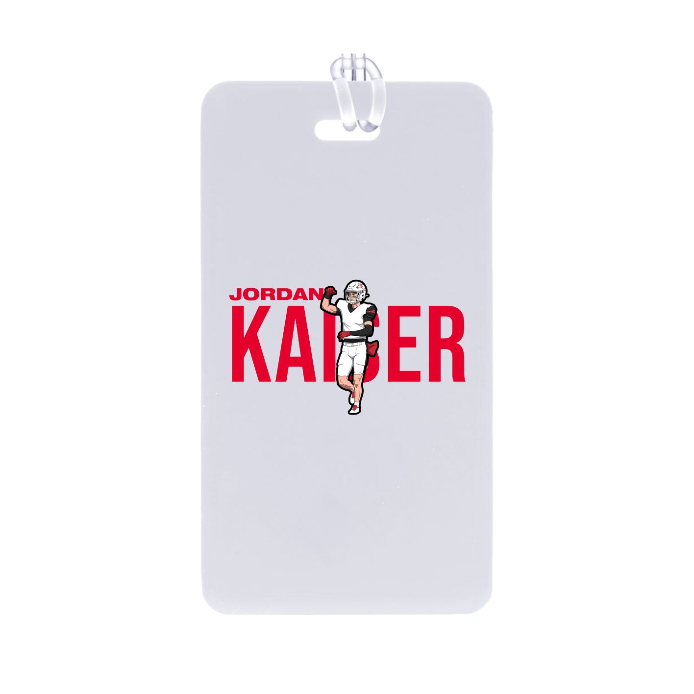 Bag Tag — Player Name in Classic