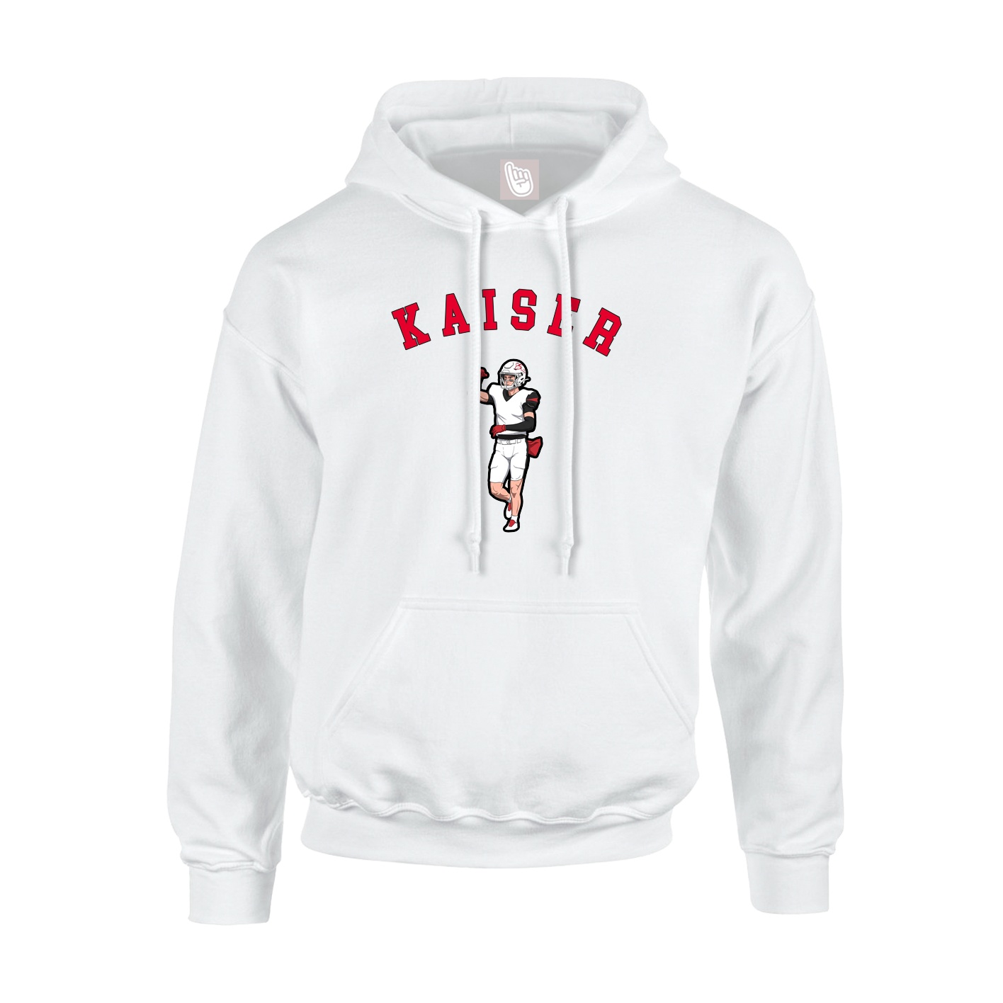 Youth Hoodie — Shirsey Arch in White