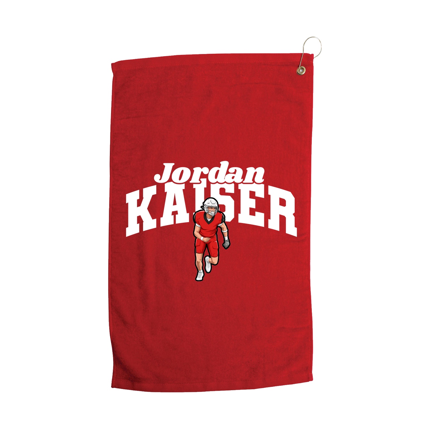 Golf Towel — Signature Arch in Red