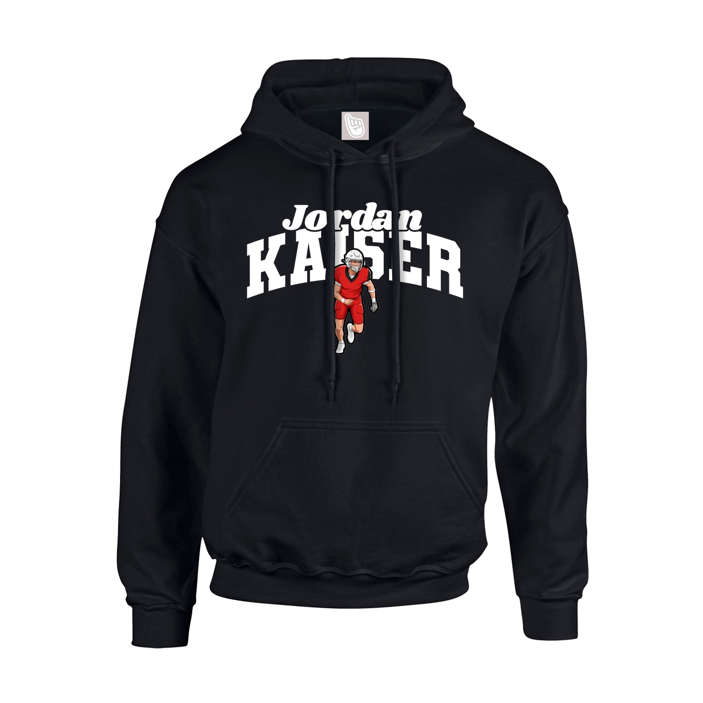 Hoodie — Signature Arch in Black