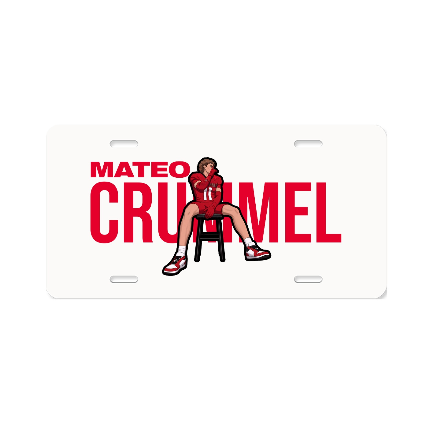 License Plate — Player Name in Classic