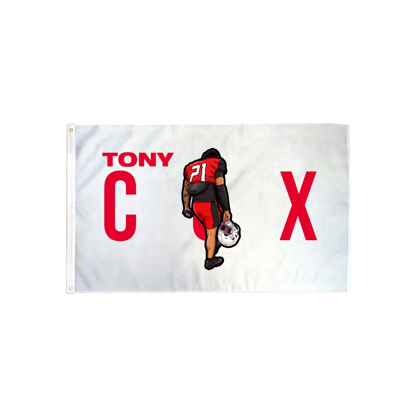 3x5 Flag — Player Name in Classic