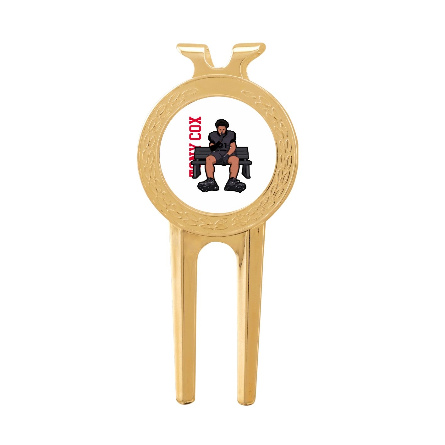 Divot Tool with Ball Marker — Name Vertical in Classic