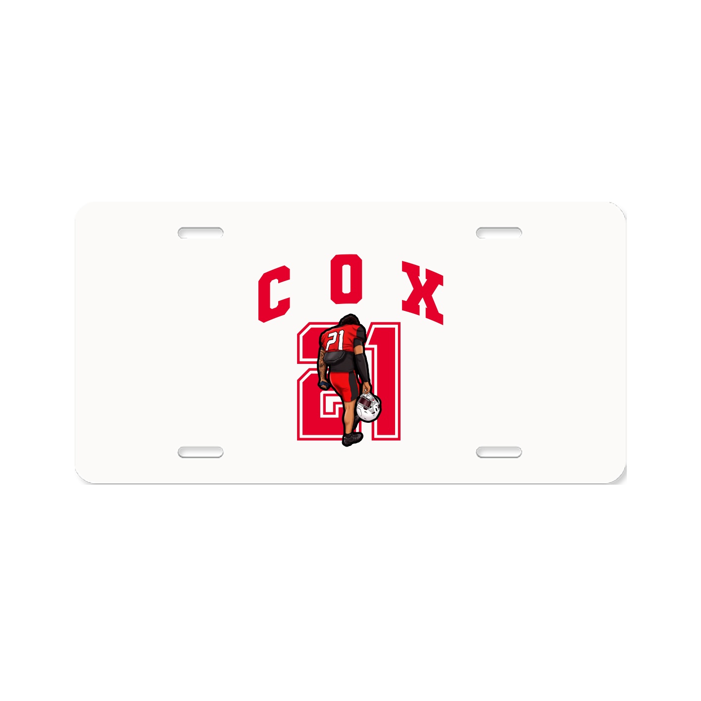 License Plate — Number in Classic