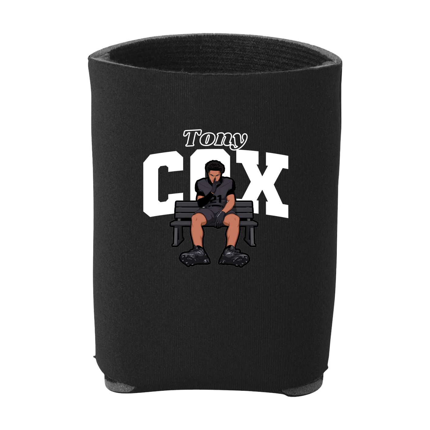 Can Holder — Name Arch in Black