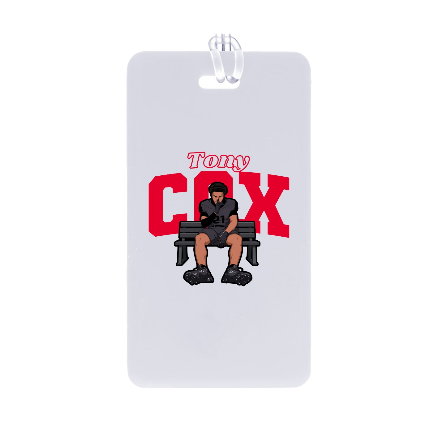 Bag Tag — Name Arch in Classic