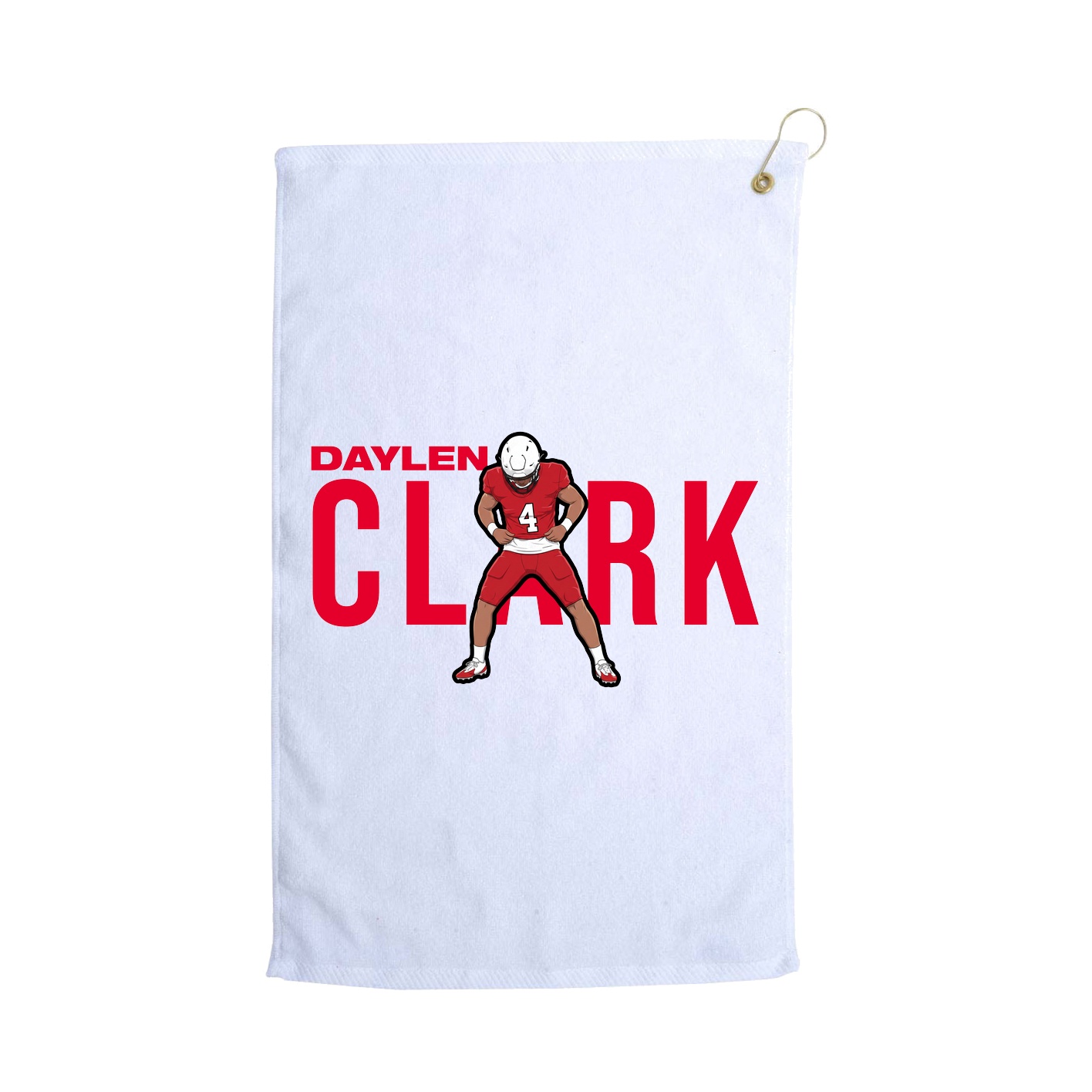 Golf Towel — Player Name in White