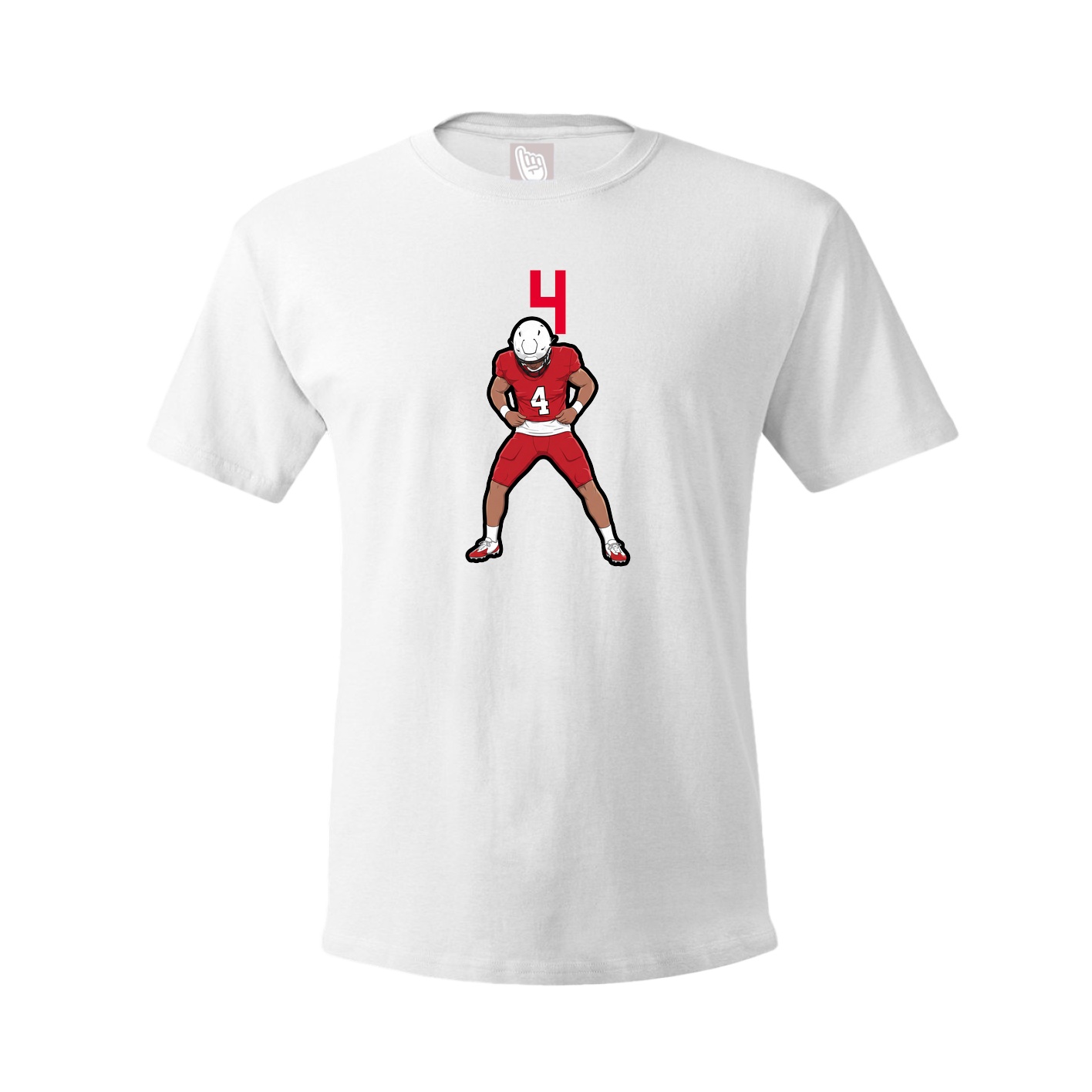 Tee — Number Top in White