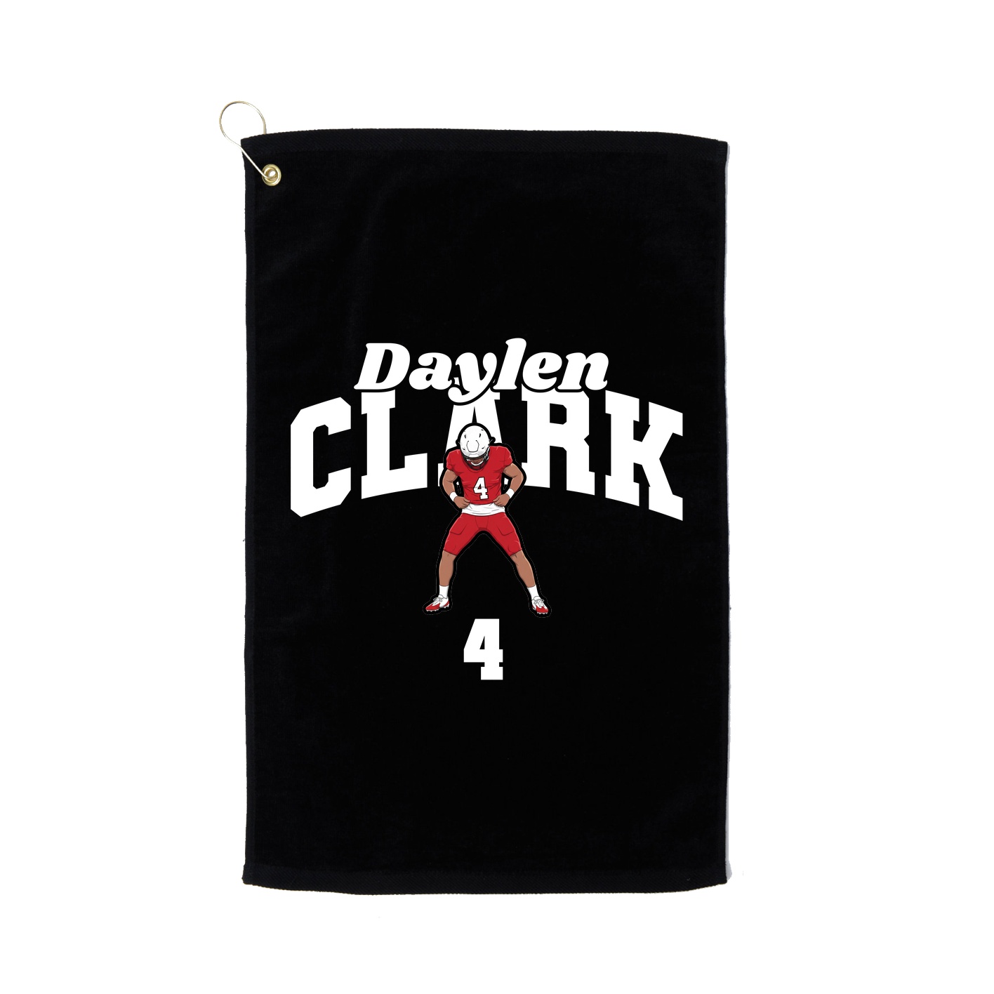 Golf Towel — Signature Arch in Black