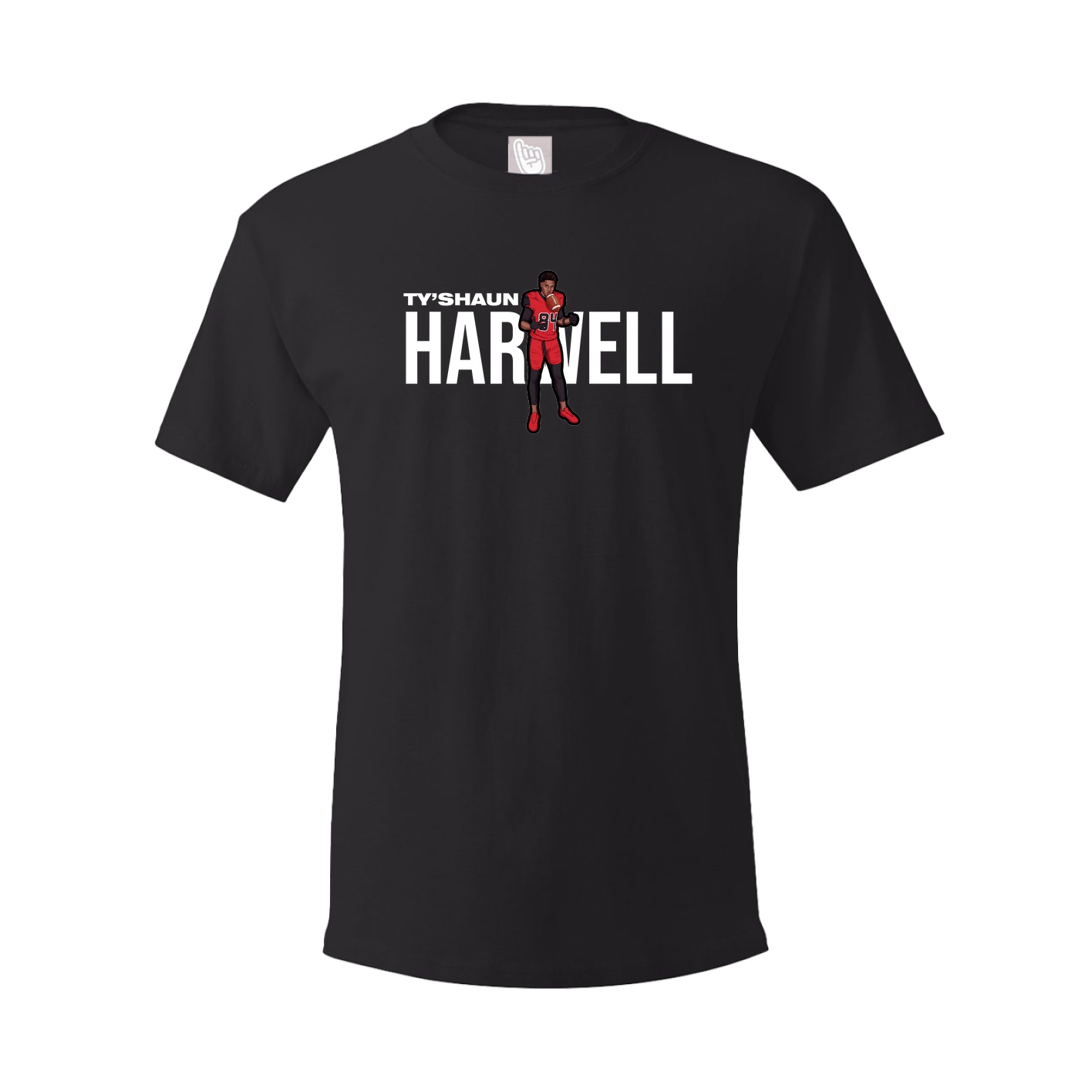 Youth Tee — Player Name in Black