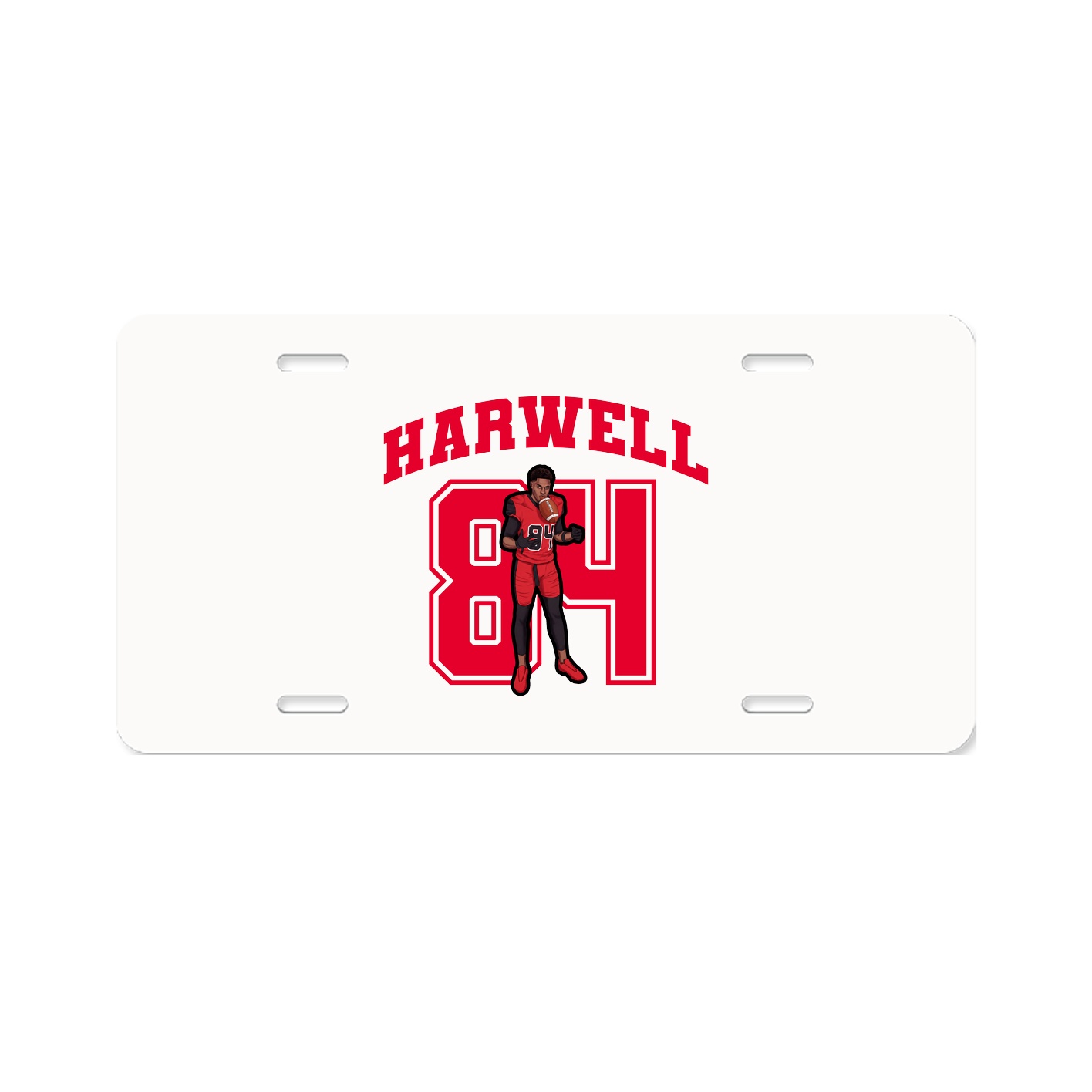 License Plate — Number in Classic