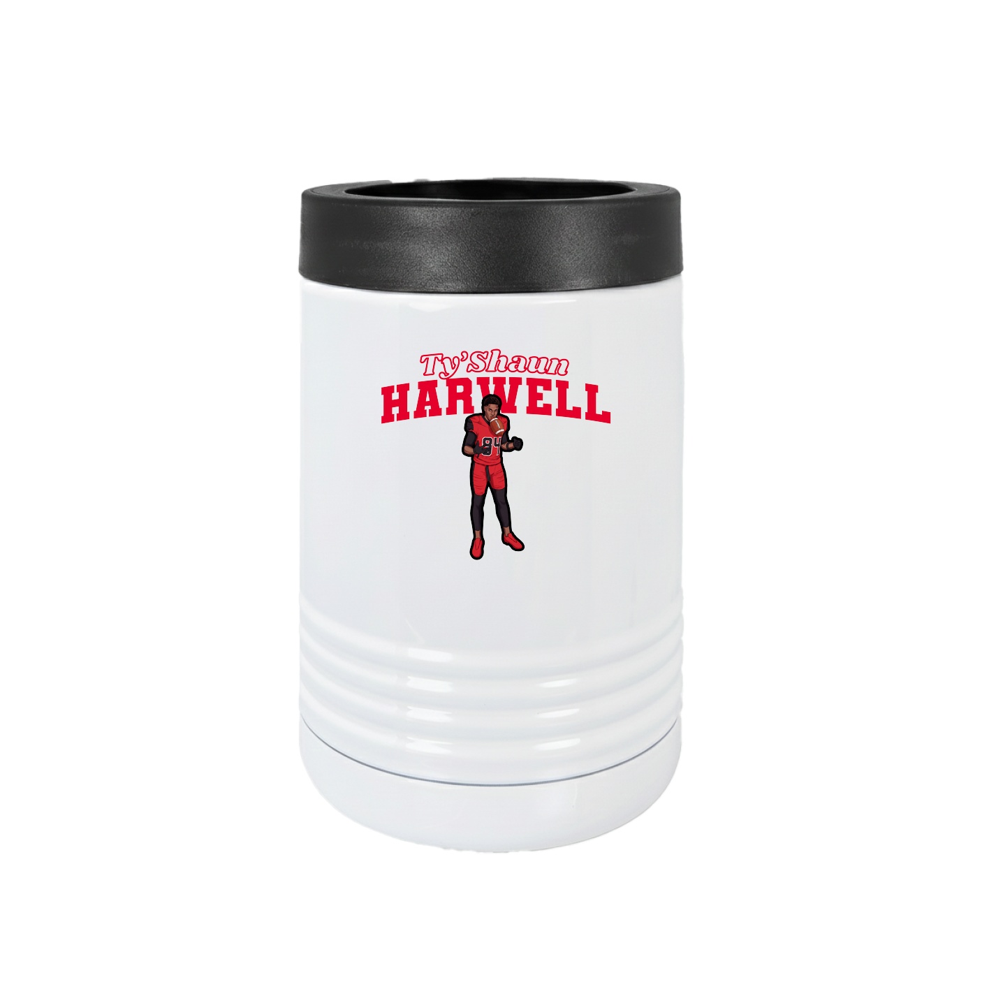 Beverage Holder — Name Arch in White