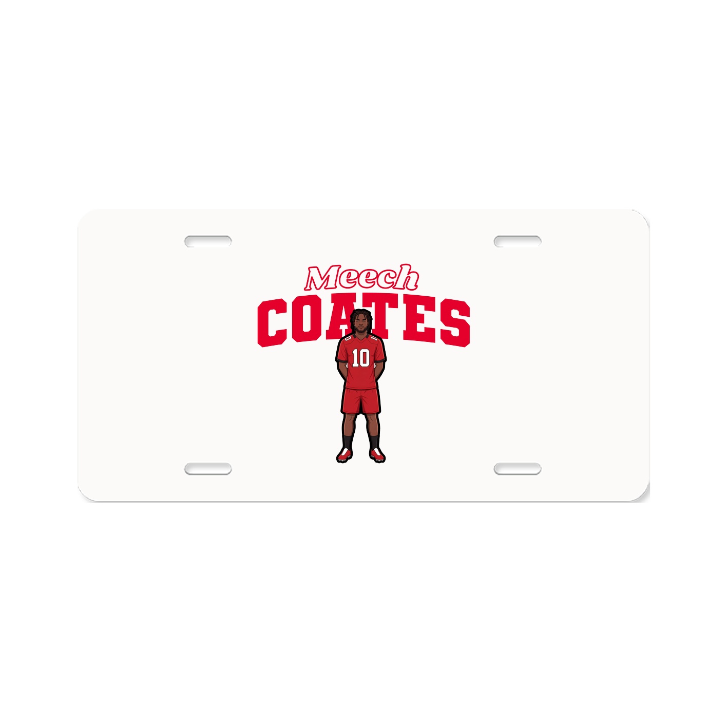 License Plate — Name Arch in Classic