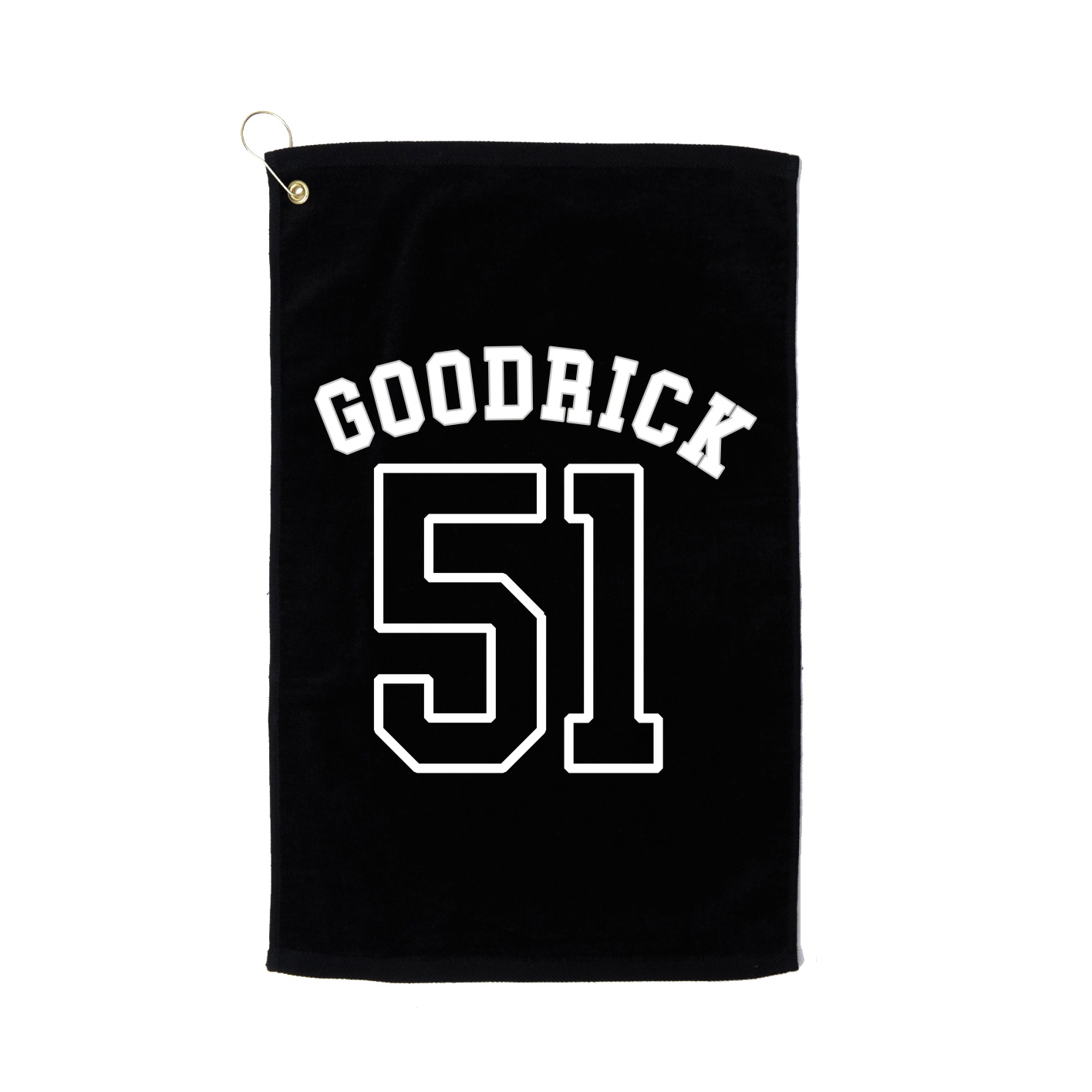Golf Towel — Shirsey Arch in Black