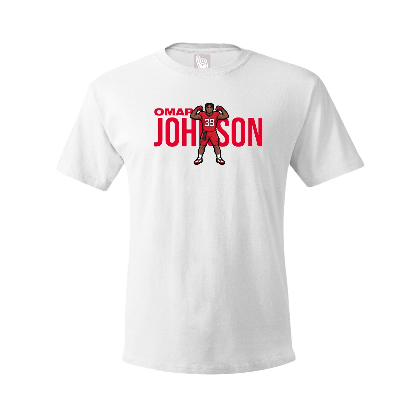 Youth Tee — Player Name in White