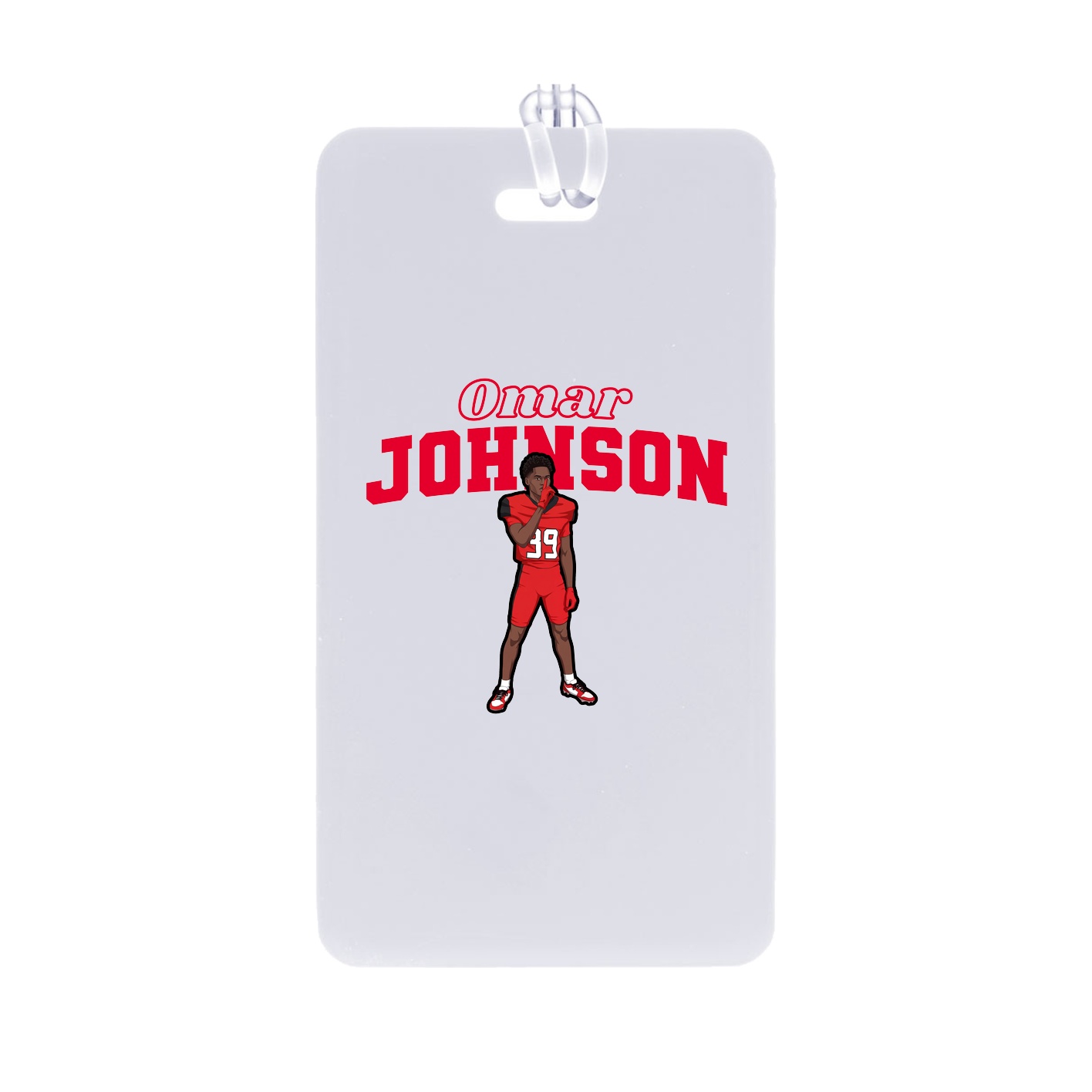 Bag Tag — Name Arch in Classic