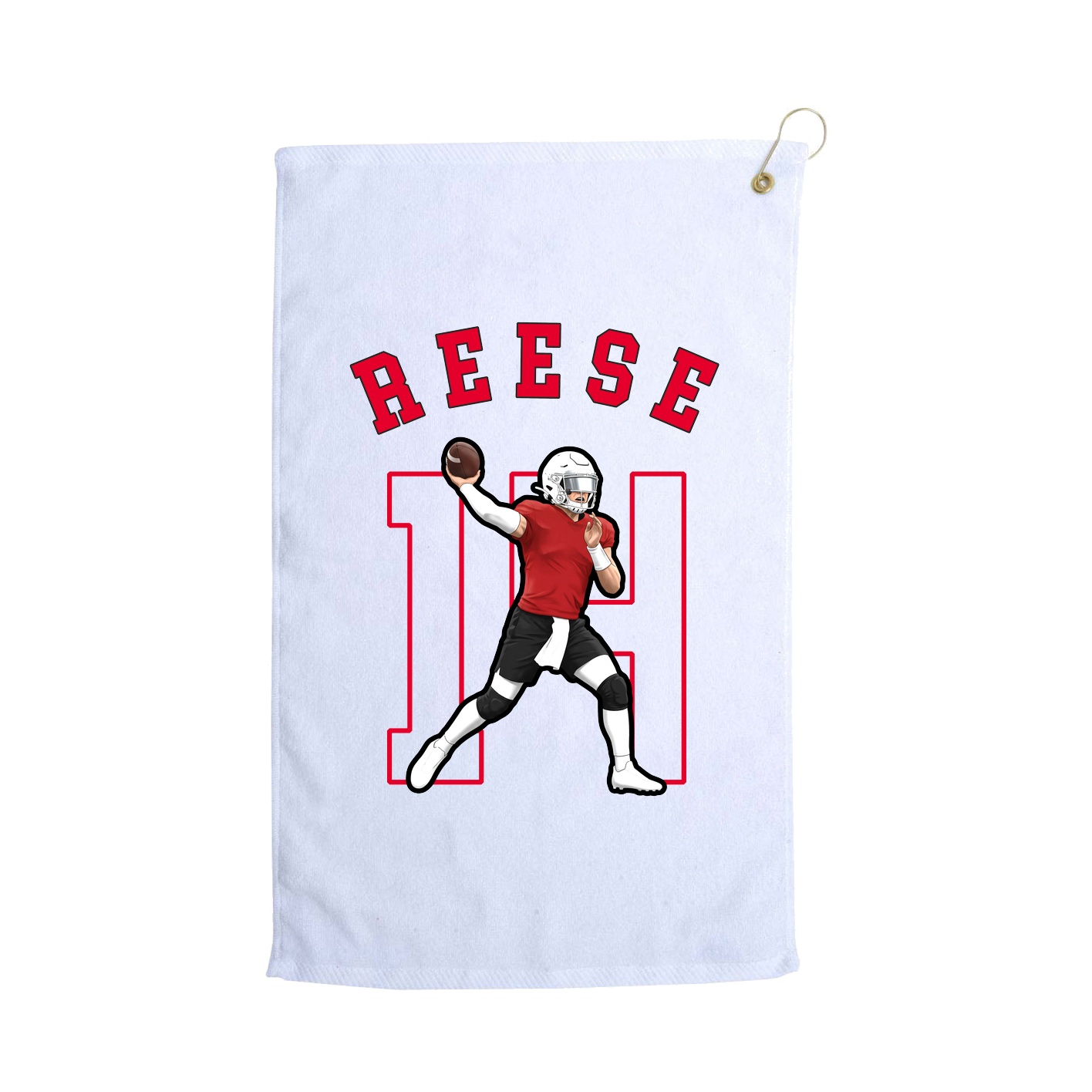 Golf Towel — Shirsey Arch in White