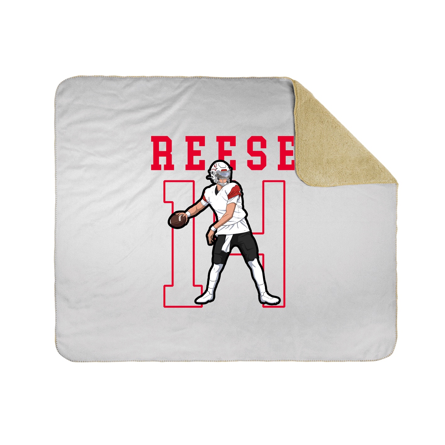 Throw Blanket — Shirsey in White