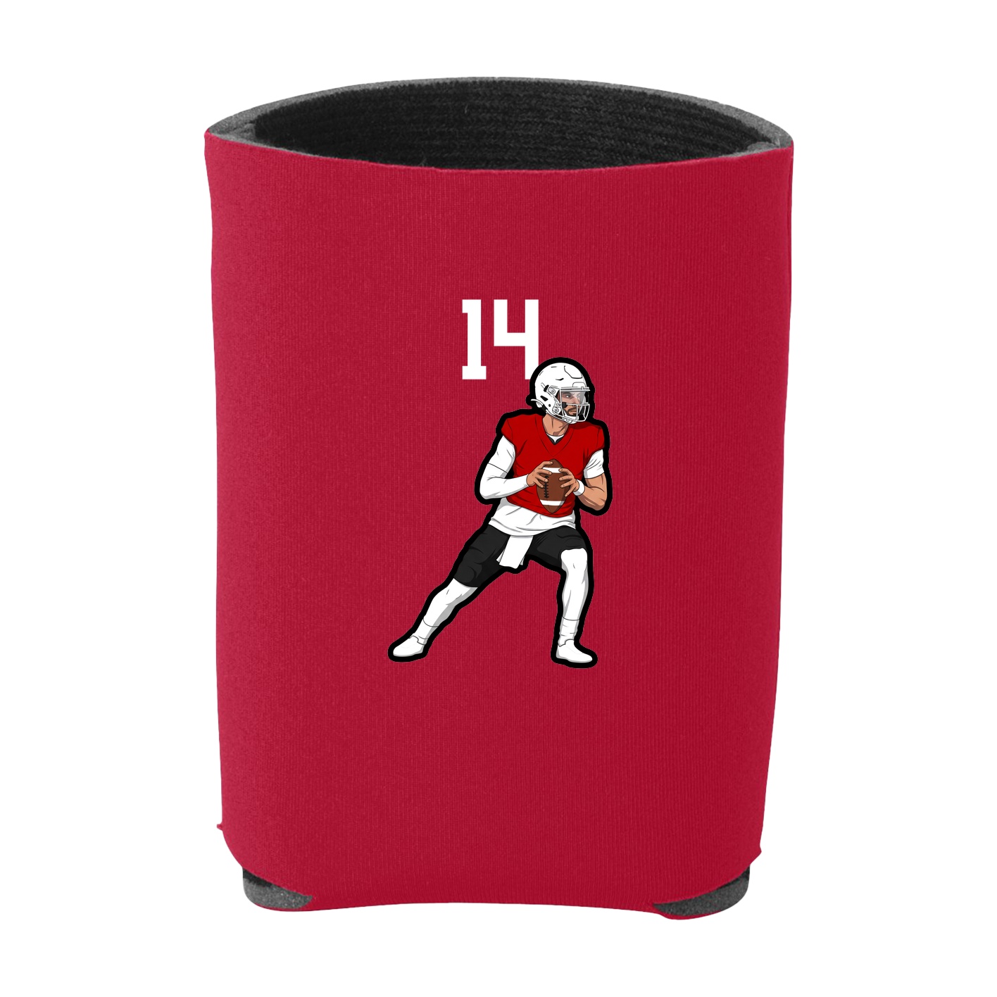 Can Holder — Number Top in Red