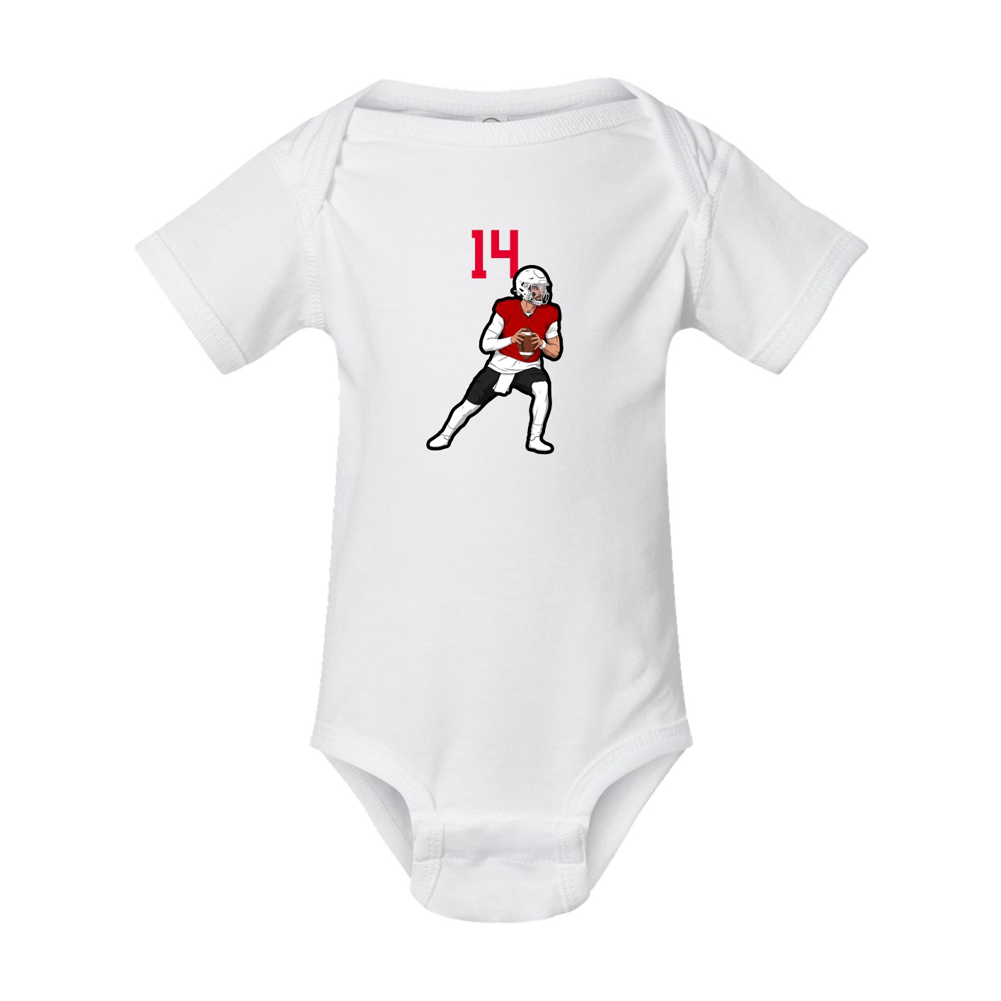 Baby Onesie — Number Top in White