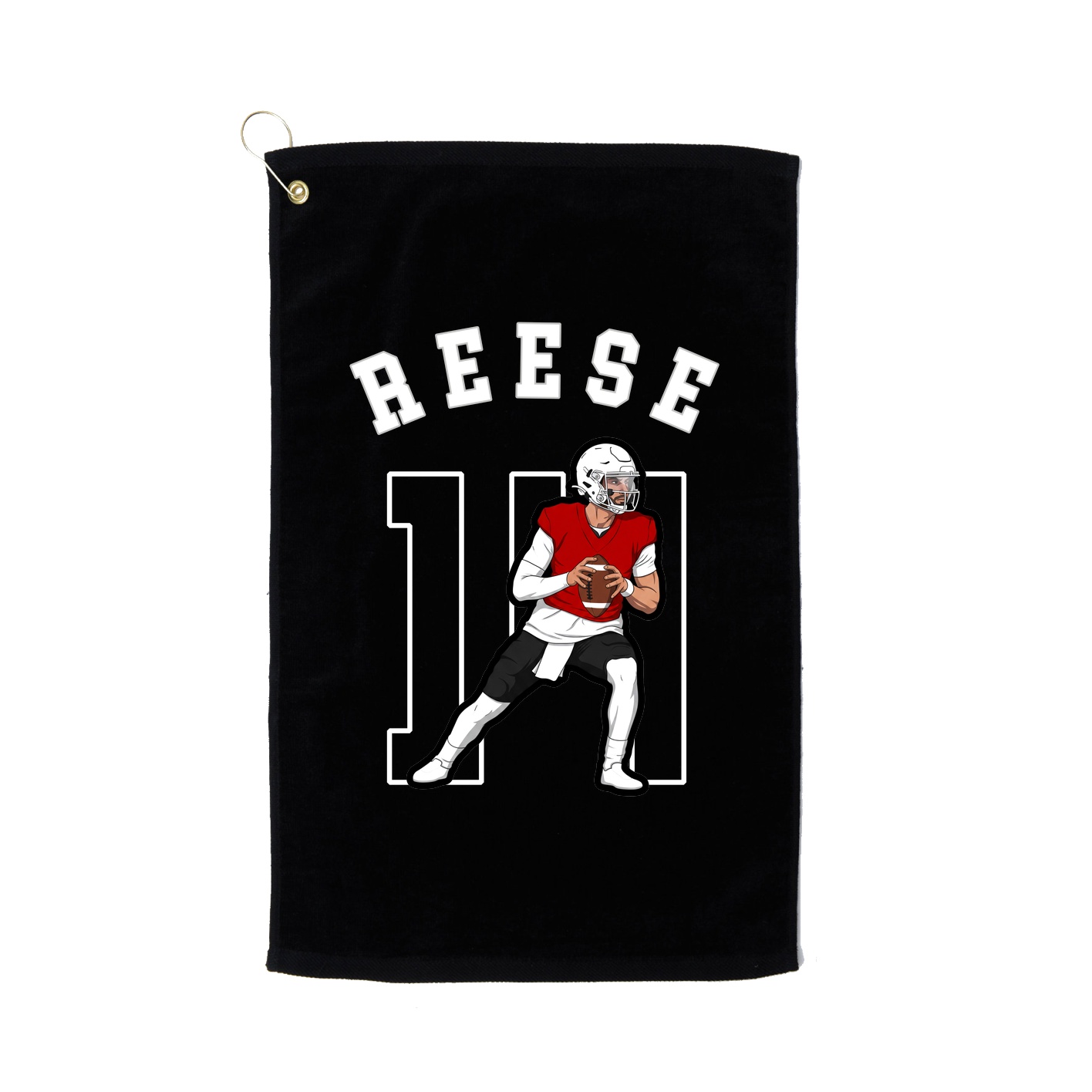 Golf Towel — Shirsey Arch in Black