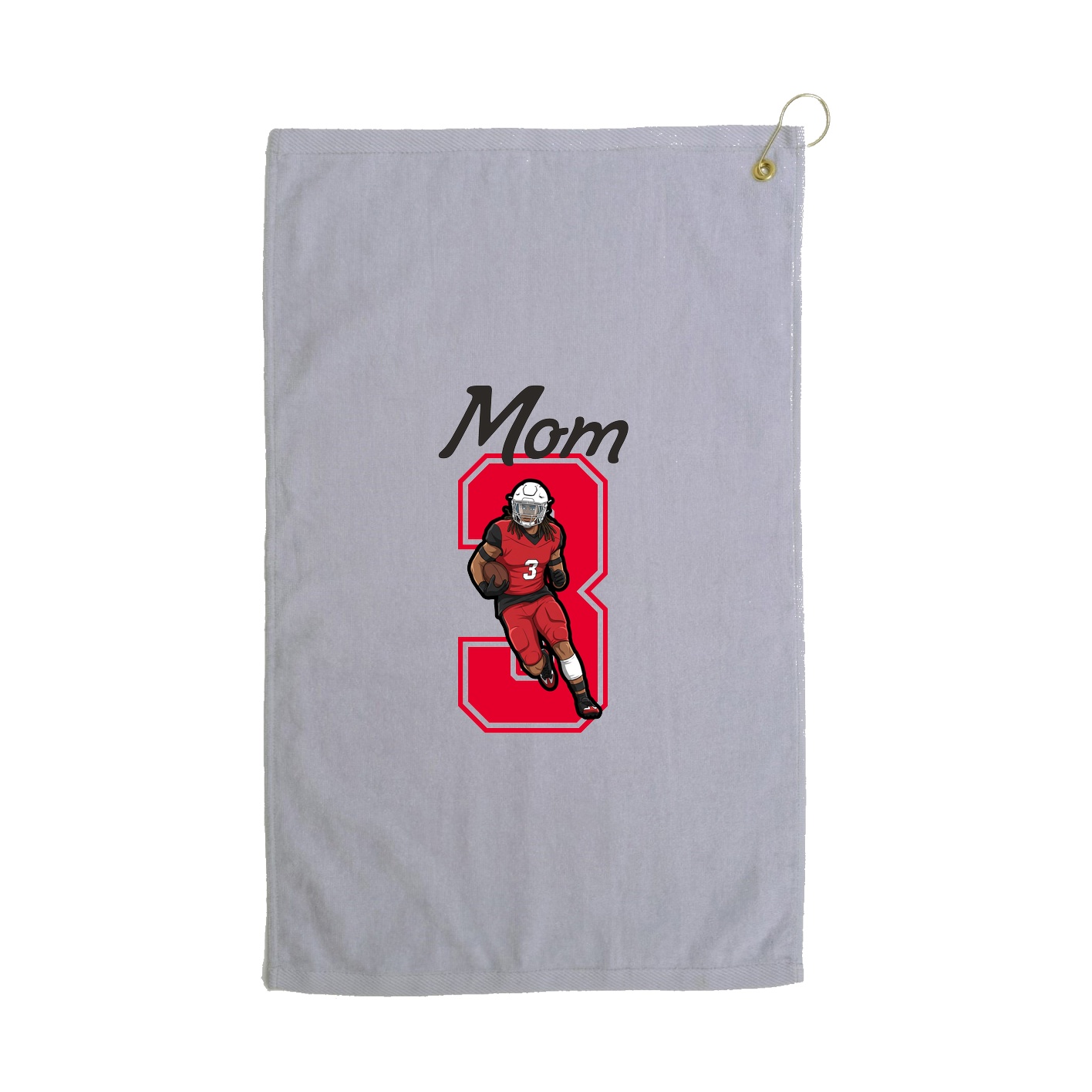 Golf Towel — Mothers Day Shirsey in Grey