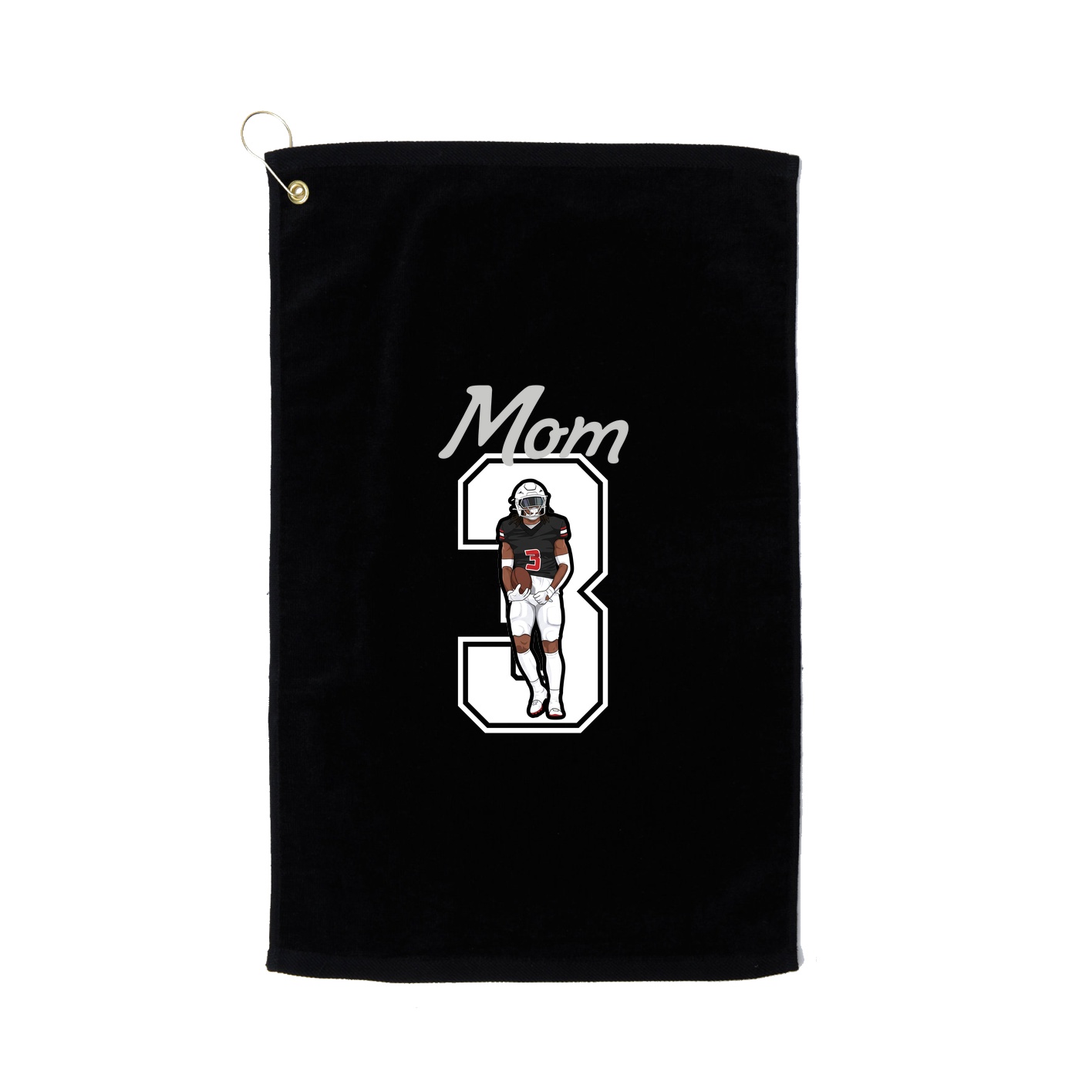 Golf Towel — Mothers Day Shirsey in Black