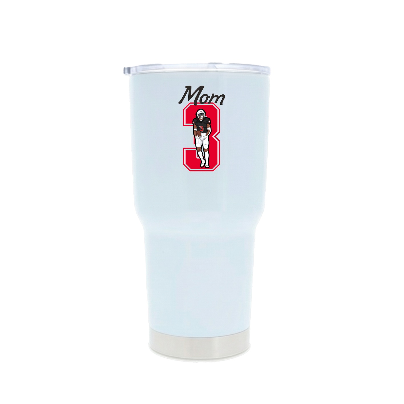 30oz Stainless Steel Tumbler — Mothers Day Shirsey in White