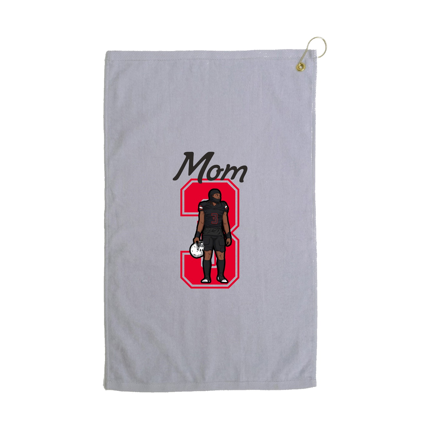 Golf Towel — Mothers Day Shirsey in Grey