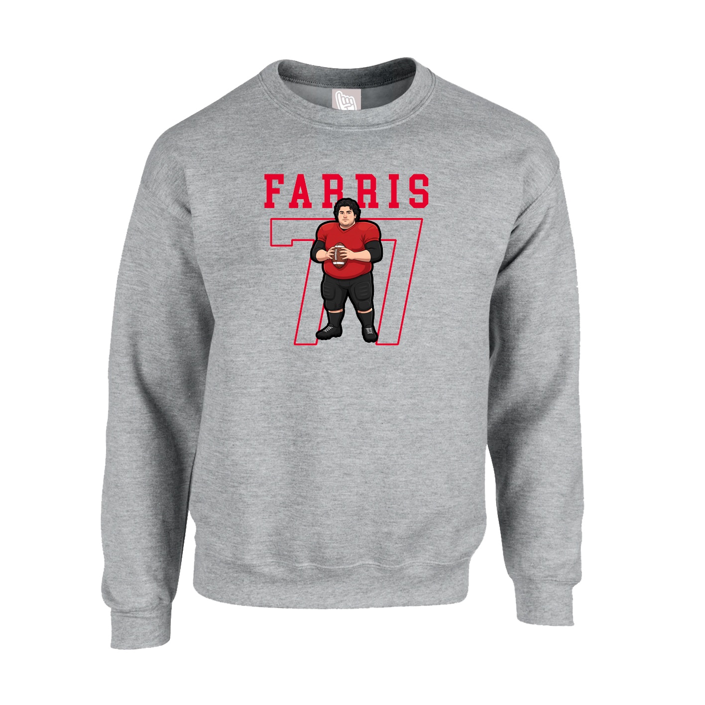 Fleece Crew — Shirsey in Grey