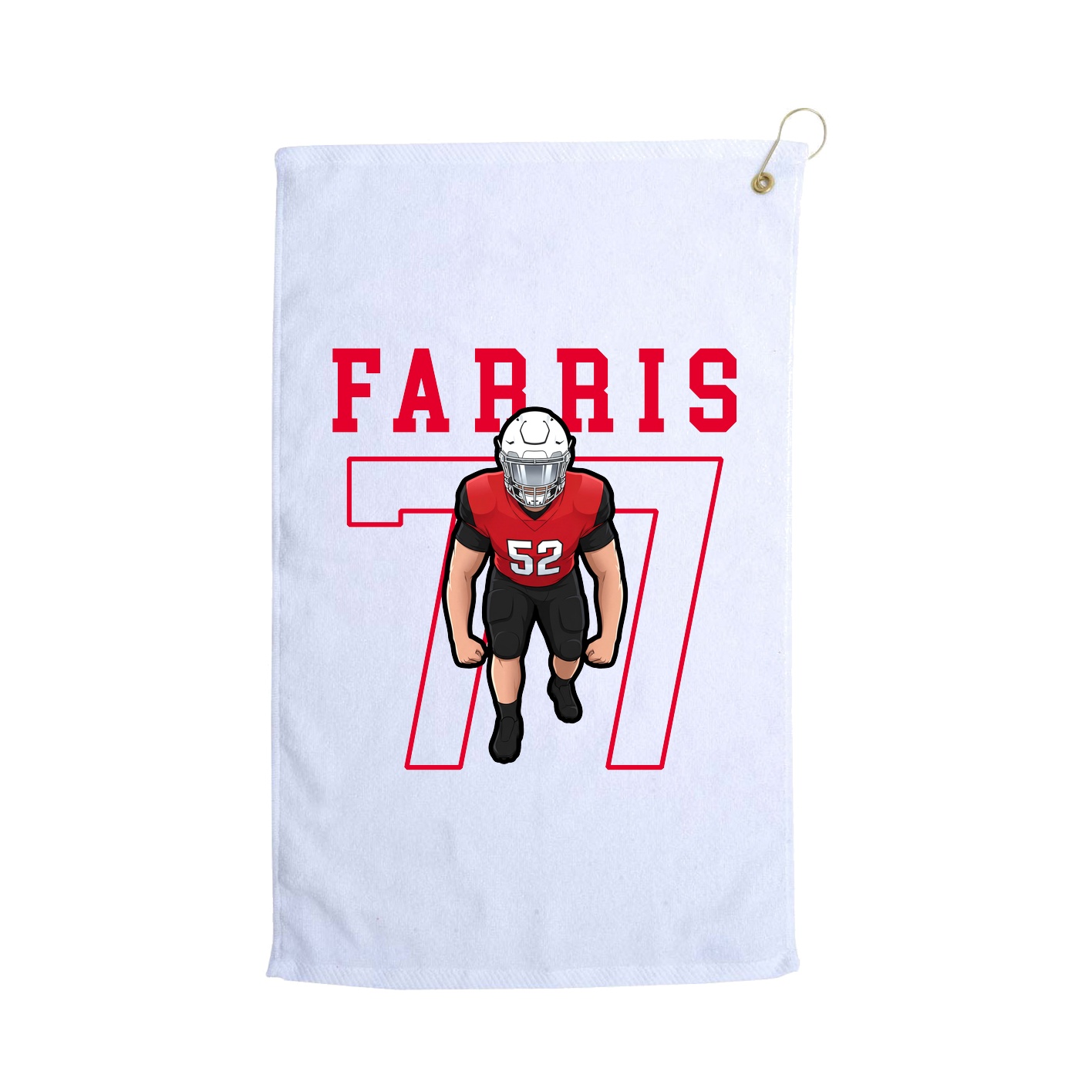 Golf Towel — Shirsey in White