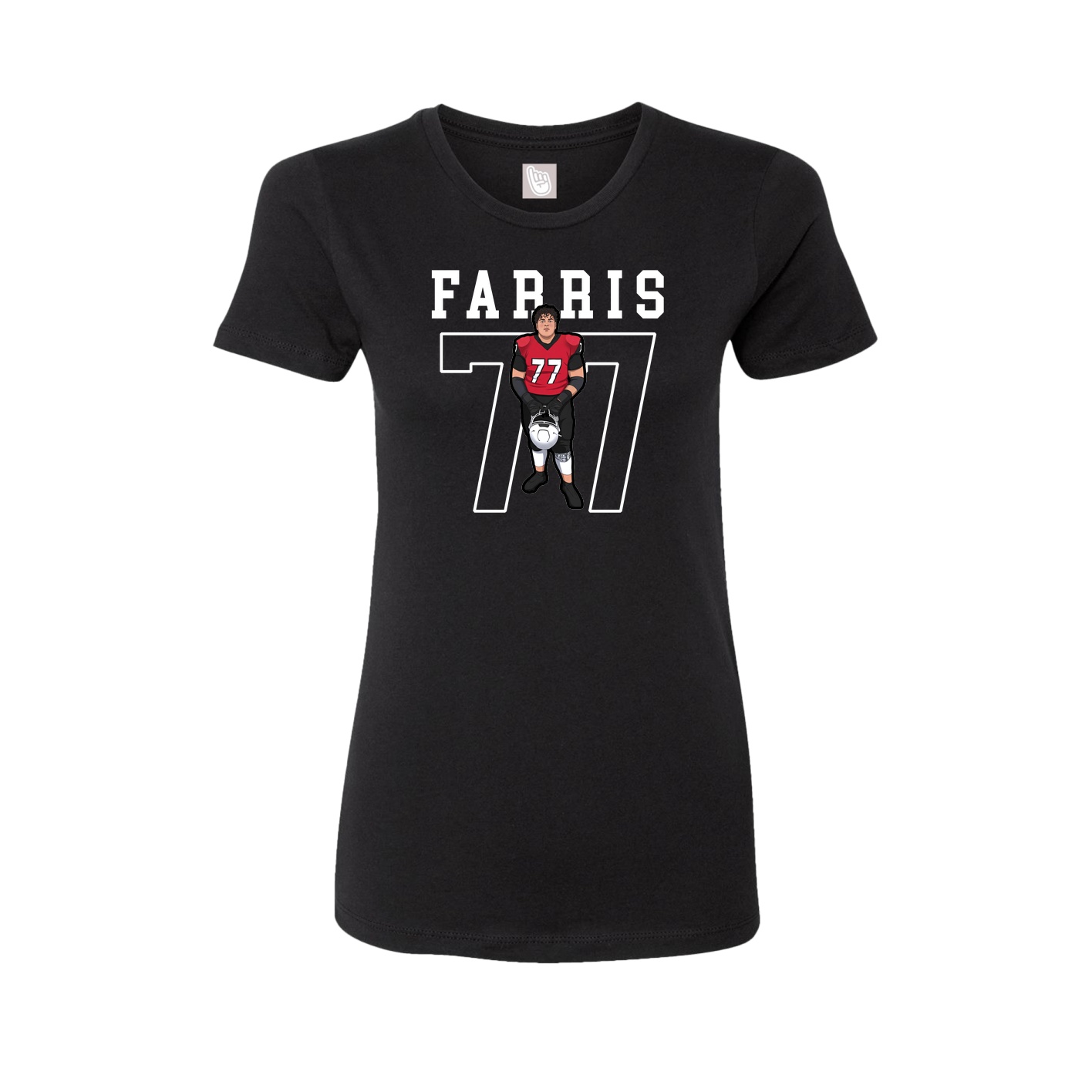 Fitted Women's Tee — Shirsey in Black
