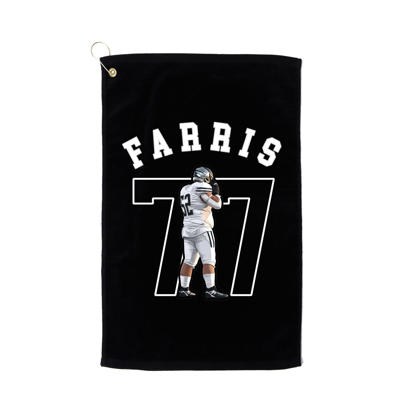 Golf Towel — Shirsey Arch in Black