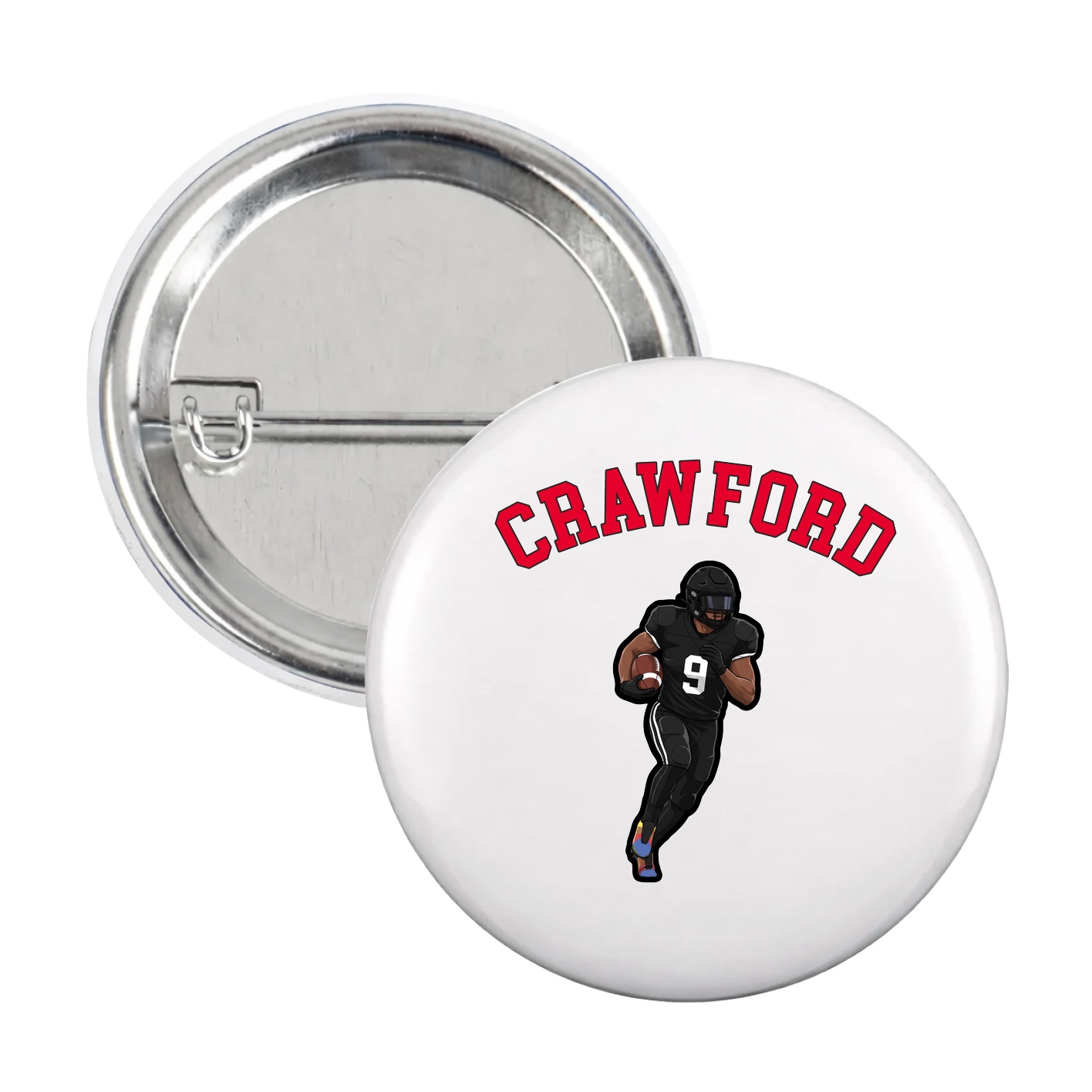 Game Day Button — Shirsey Arch in White